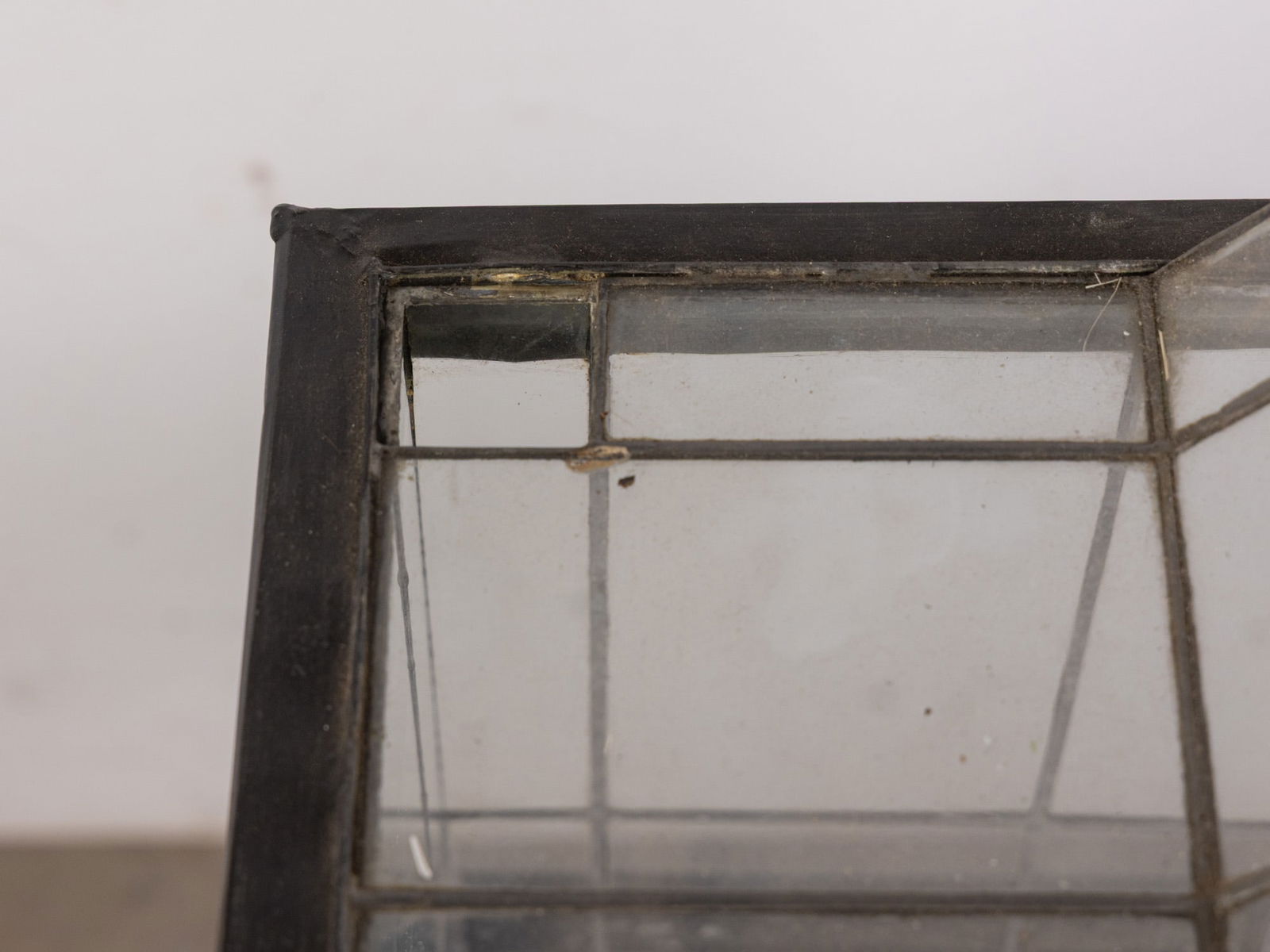 Victorian Greenhouse Shaped Glass Terrarium on Stand - 5