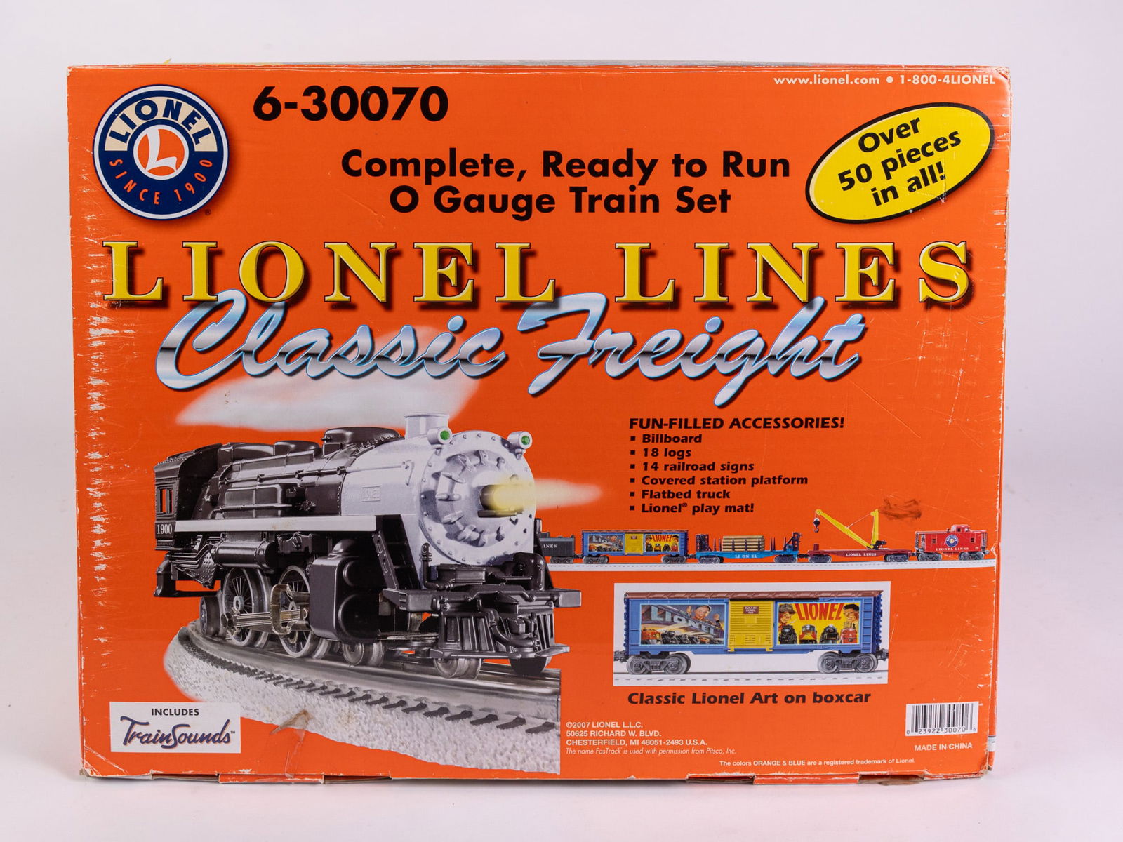 Lionel Lines Classic Freight 6-30070 O Gauge Train Set IOB - 5