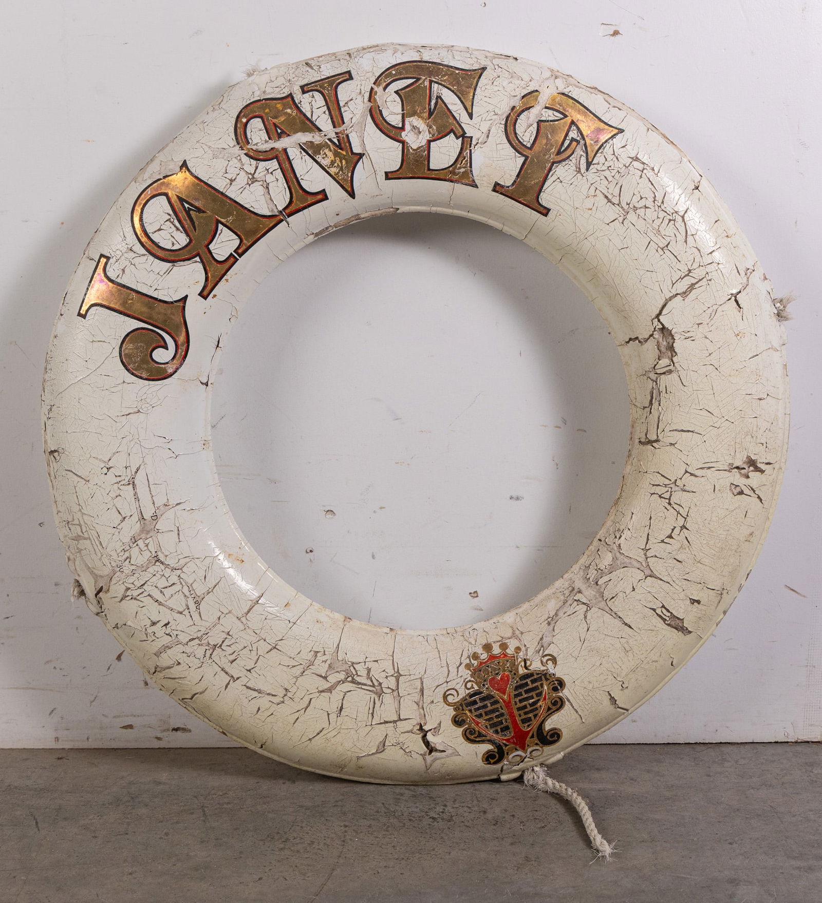 Vintage "Janet" Life Preserver: Vintage "Janet" Life PreserverSize31" HLiteratureBrooks Auction – Online Auction Terms & Conditions Contact: (856) 694-2960 | info@brooks.auction READ BEFORE YOU BID: We want you to feel