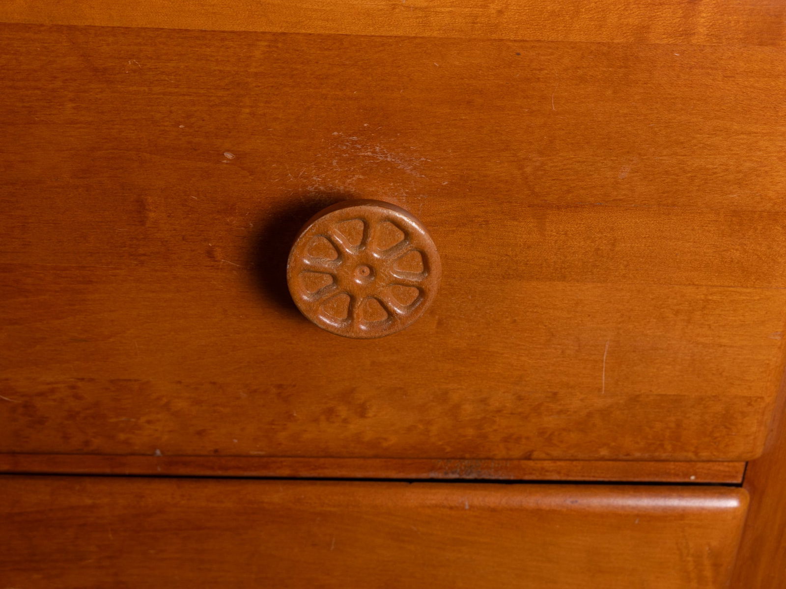 Vintage Solid Maple Virginia House Conestoga Wagon Armoire - 4