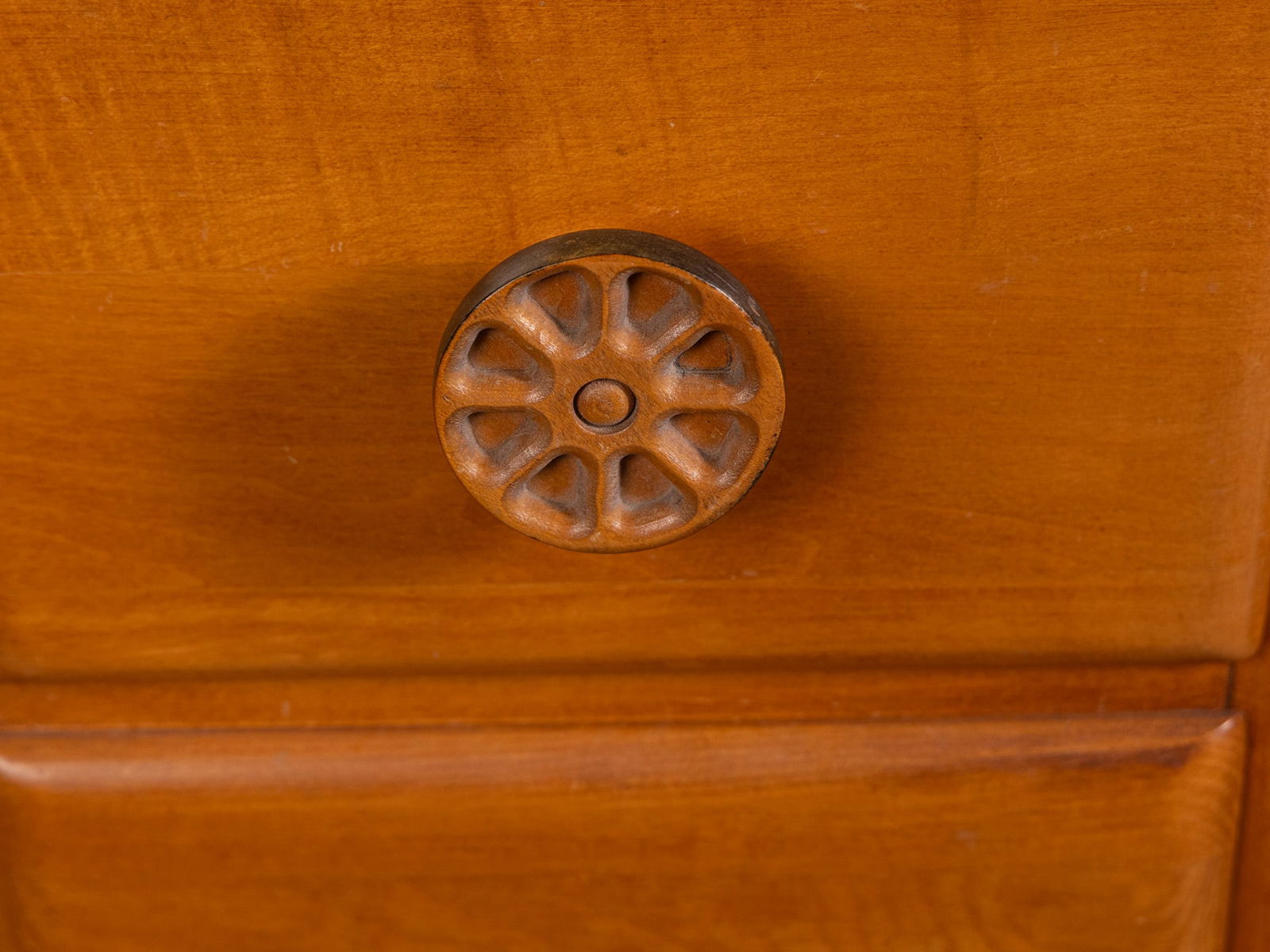 Vintage Solid Maple Virginia House Conestoga Wagon Vanity Desk & Chair - 7