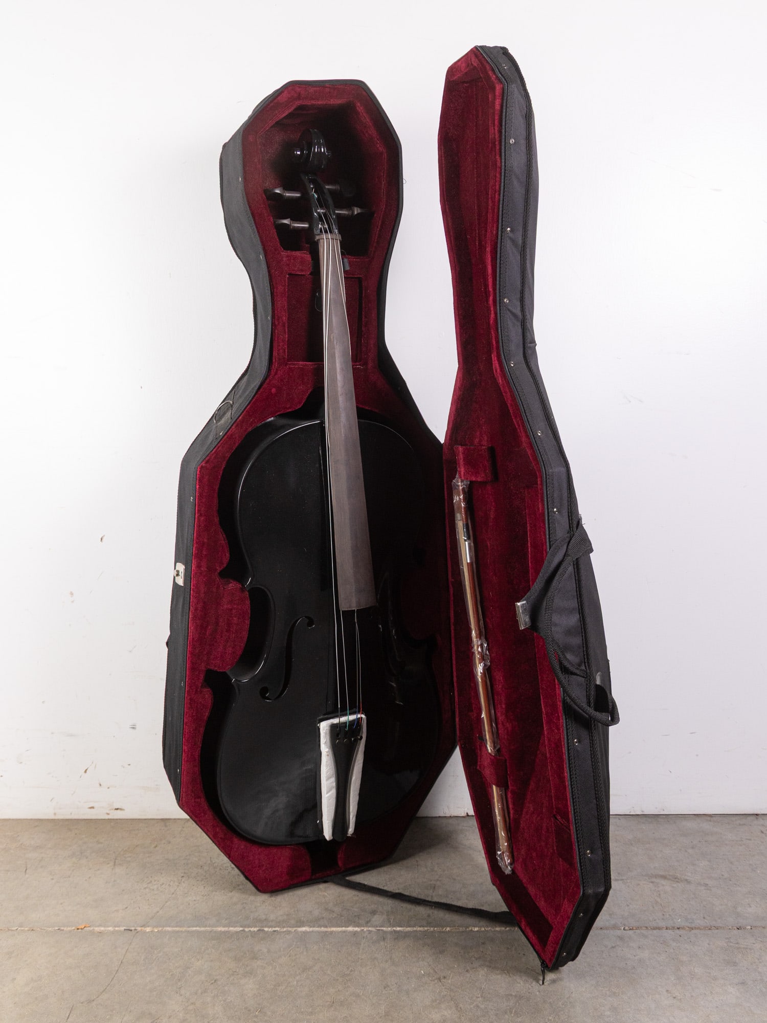 Black Cello in Structured Soft Case (1 of 10)