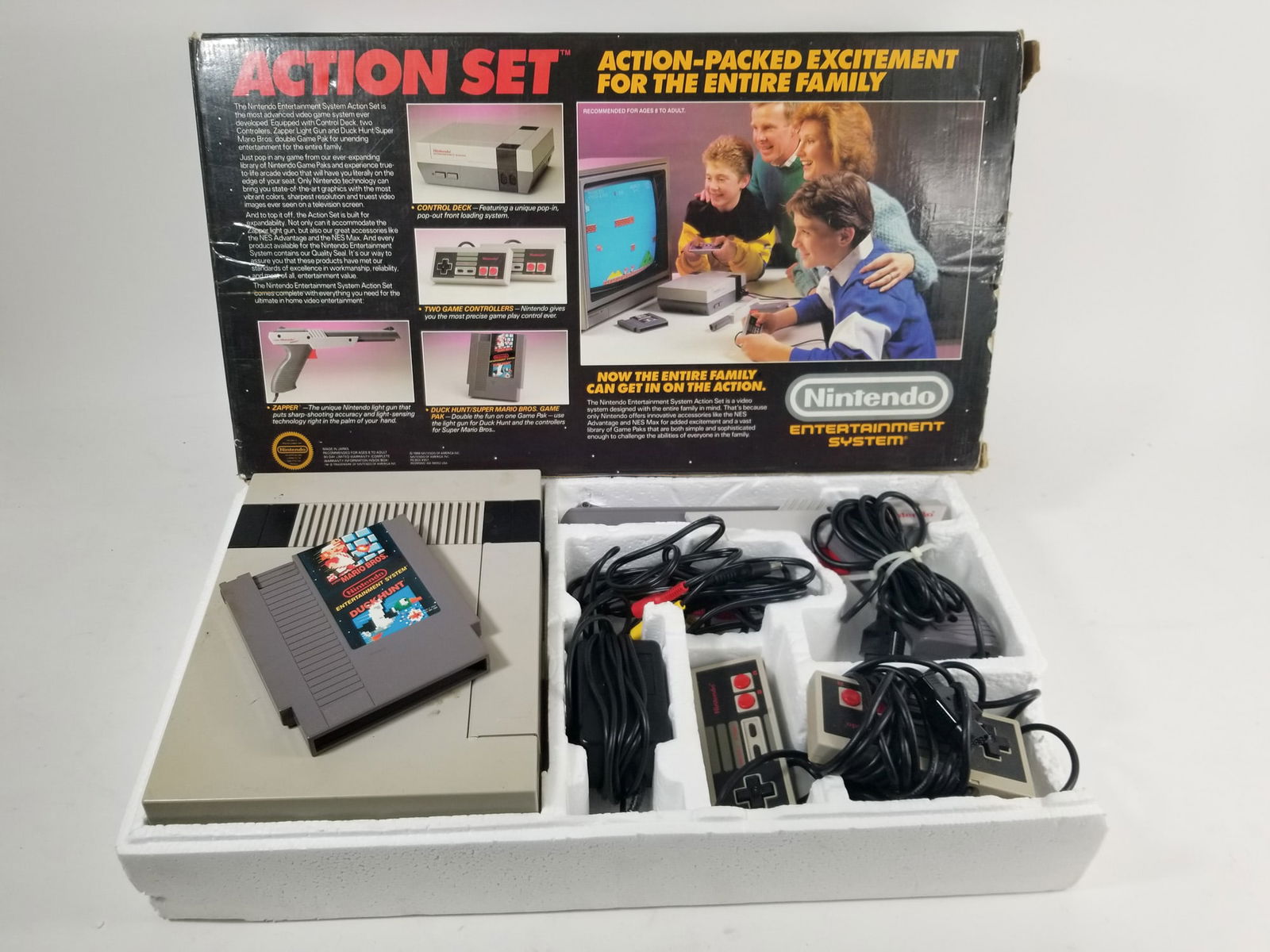 Nintendo Entertainment System NES Action Set CIB - 2