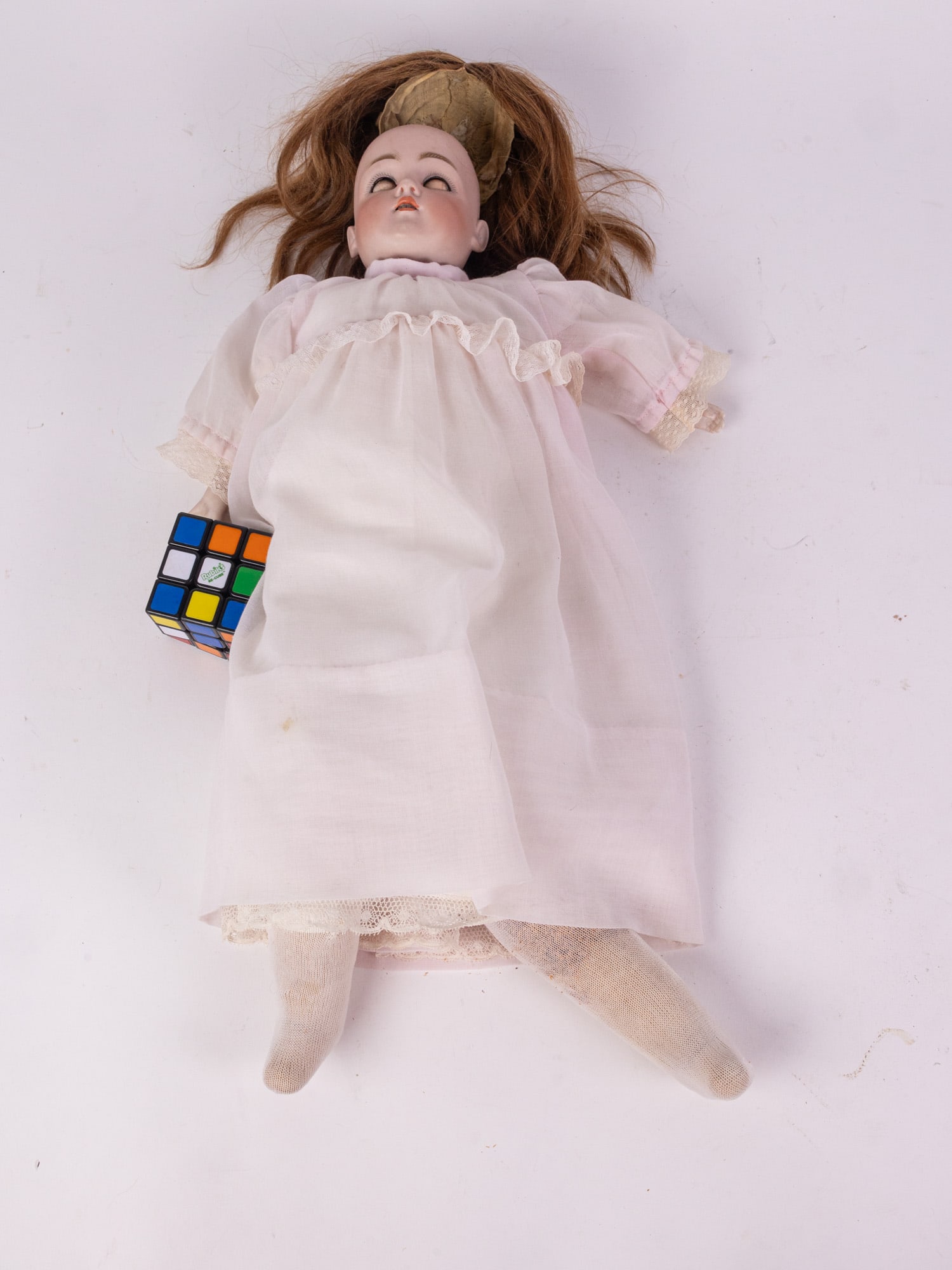 Antique German or French Bisque DEP 8 Doll - 2