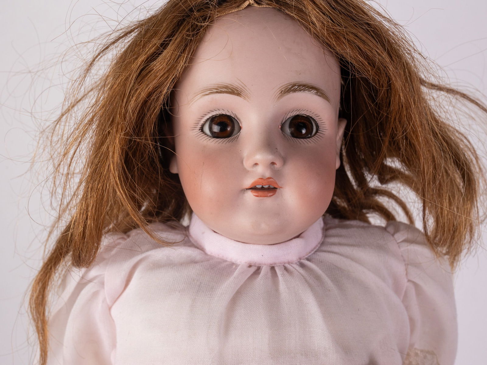 Antique German or French Bisque DEP 8 Doll - 4