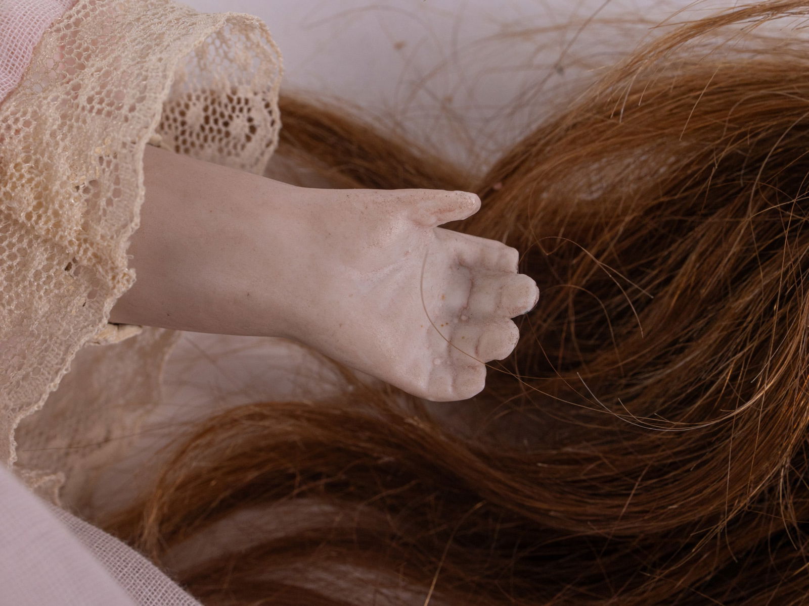 Antique German or French Bisque DEP 8 Doll - 7