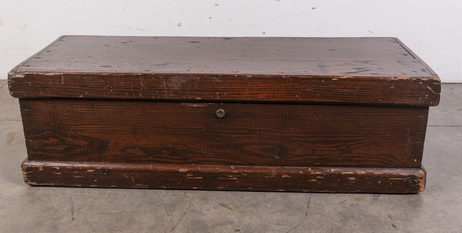 Antique Wooden Storage Chest (1 of 3)