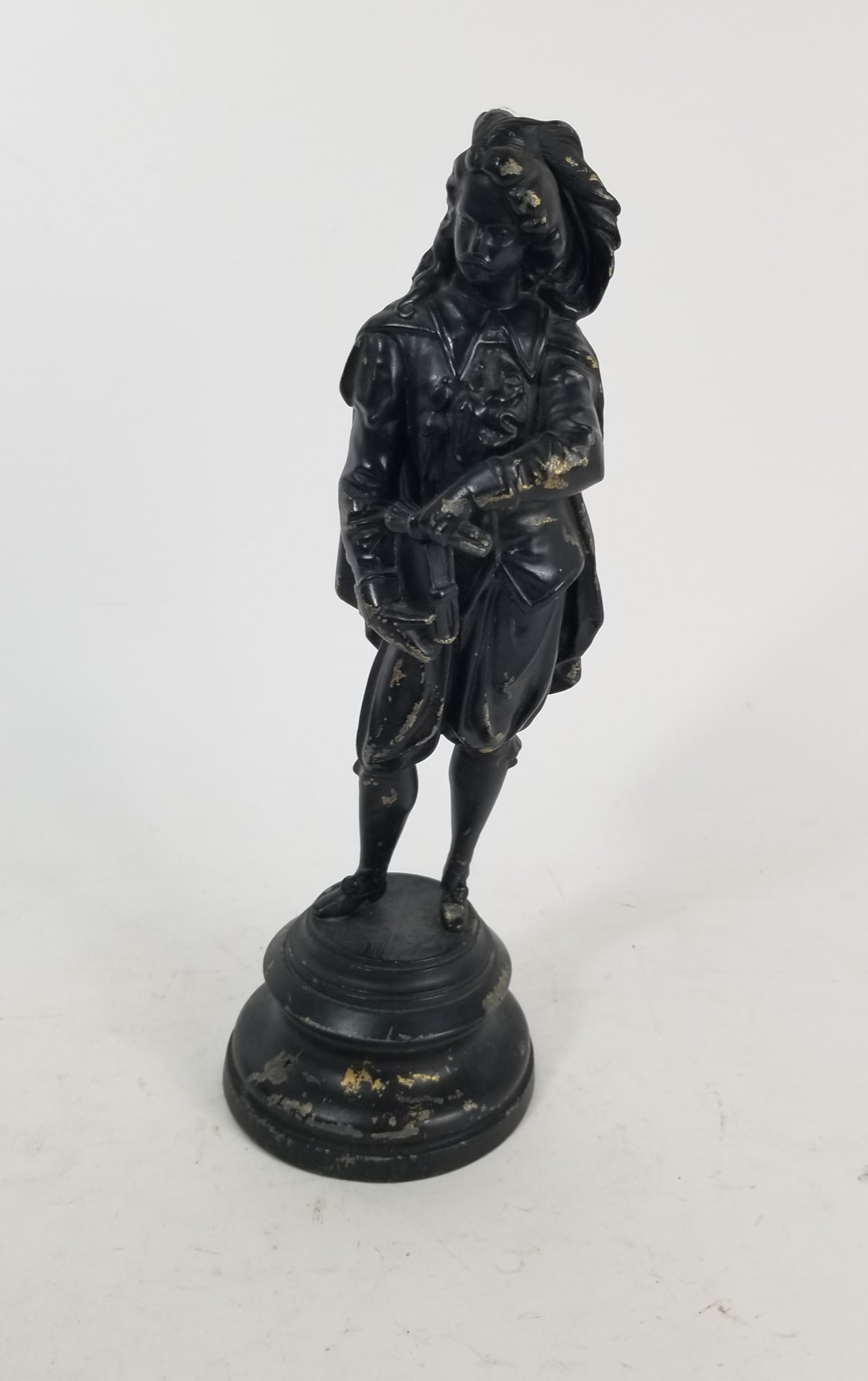 Don Juan/Spanish Courtier Cast Metal Sculpture (1 of 2)