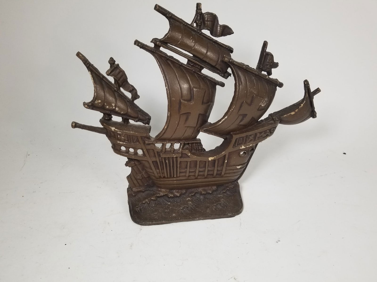 Cast Iron Tall Ship Door Stop (1 of 2)