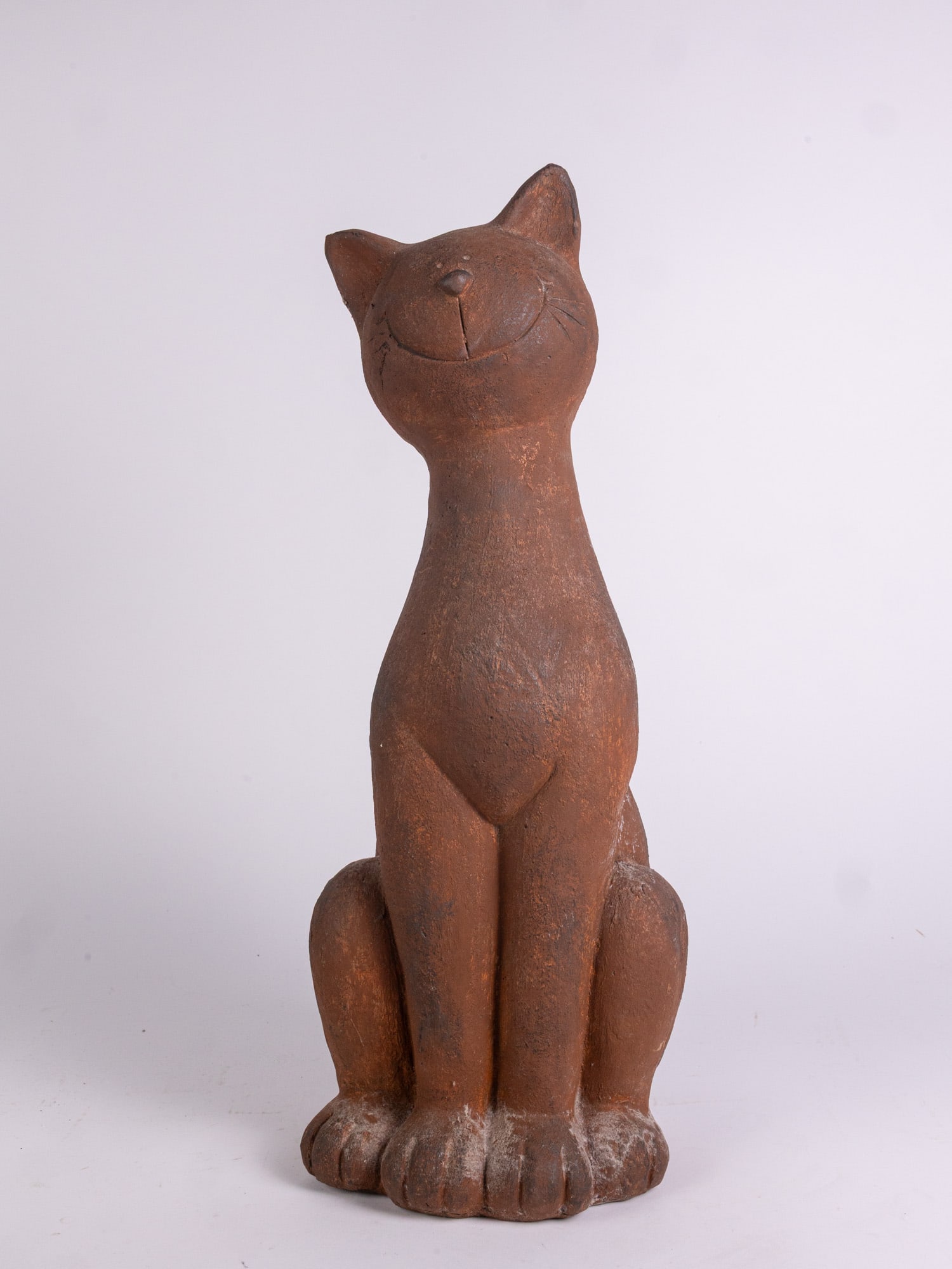 Smiling Cat Garden Sculpture (1 of 6)