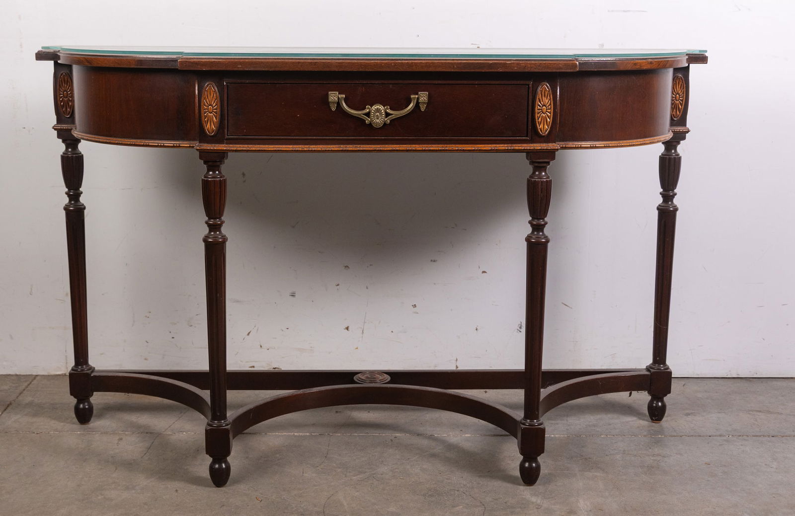 Demilune Console Table American Masterpiece Collection by Hickory (1 of 7)