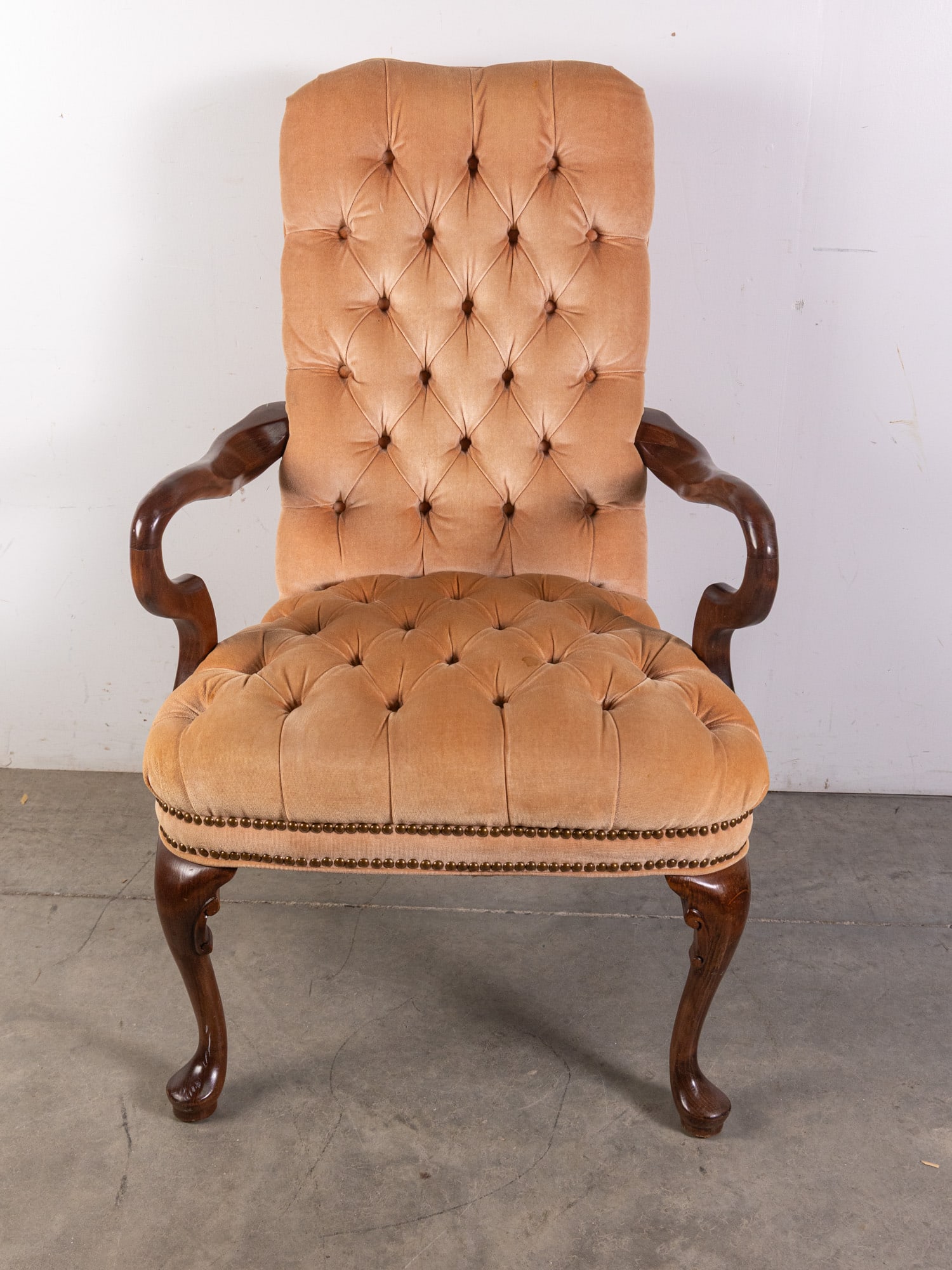 Pink Upholstered Vintage Armchair (1 of 4)