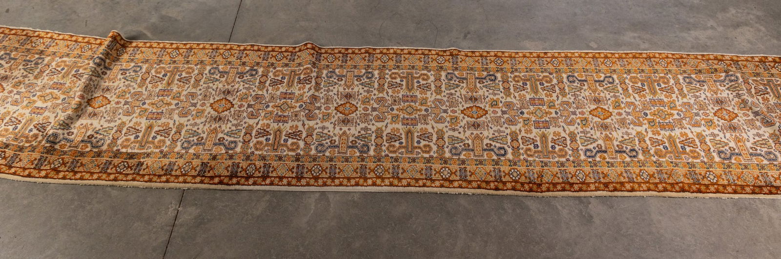 Vintage Oriental Accent Rug: Vintage Oriental Accent RugSize180" x 30"LiteratureBrooks Auction – Online Auction Terms & Conditions Contact: (856) 694-2960 | info@brooks.auction READ BEFORE YOU BID: We want you to feel