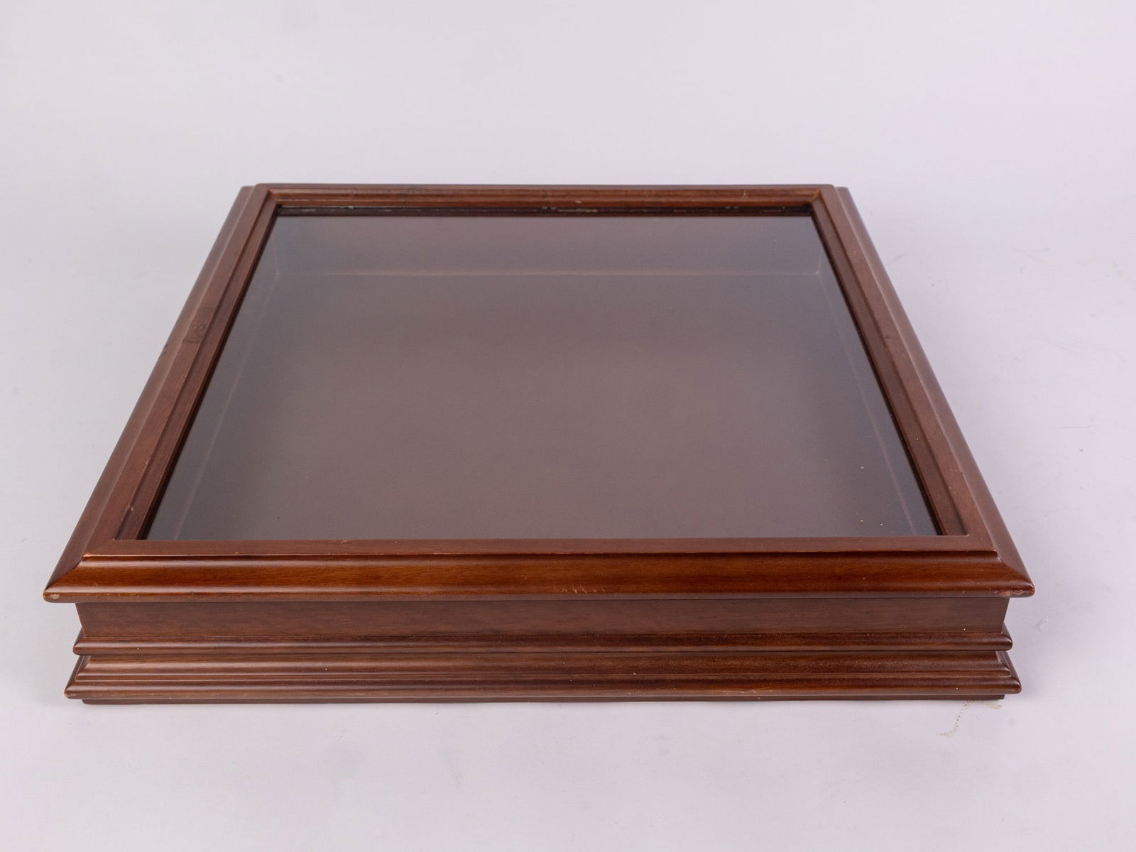 Tabletop Wood and Glass Display Case (1 of 2)