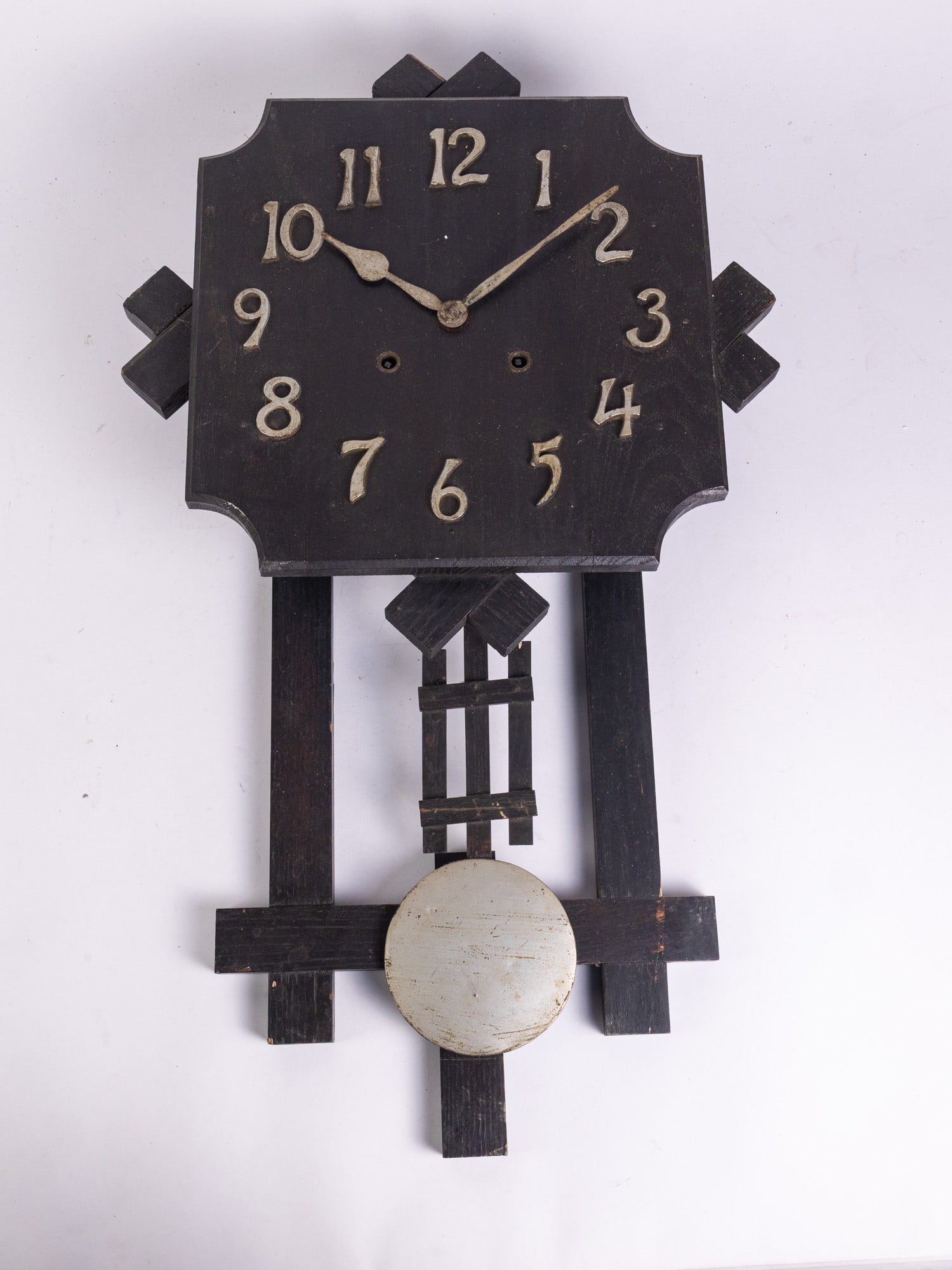 Vintage Mission Style Oak Wall Clock (1 of 5)