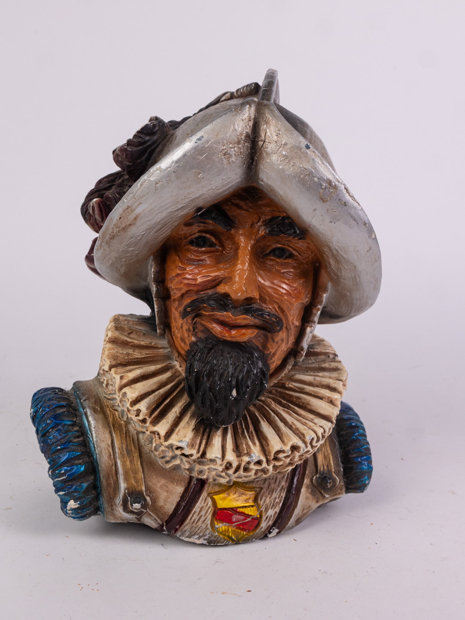 Vintage Conquistador Bust: Vintage Conquistador BustSize11" HLiteratureBrooks Auction – Online Auction Terms & Conditions Contact: (856) 694-2960 | info@brooks.auction READ BEFORE YOU BID: We want you to feel confident