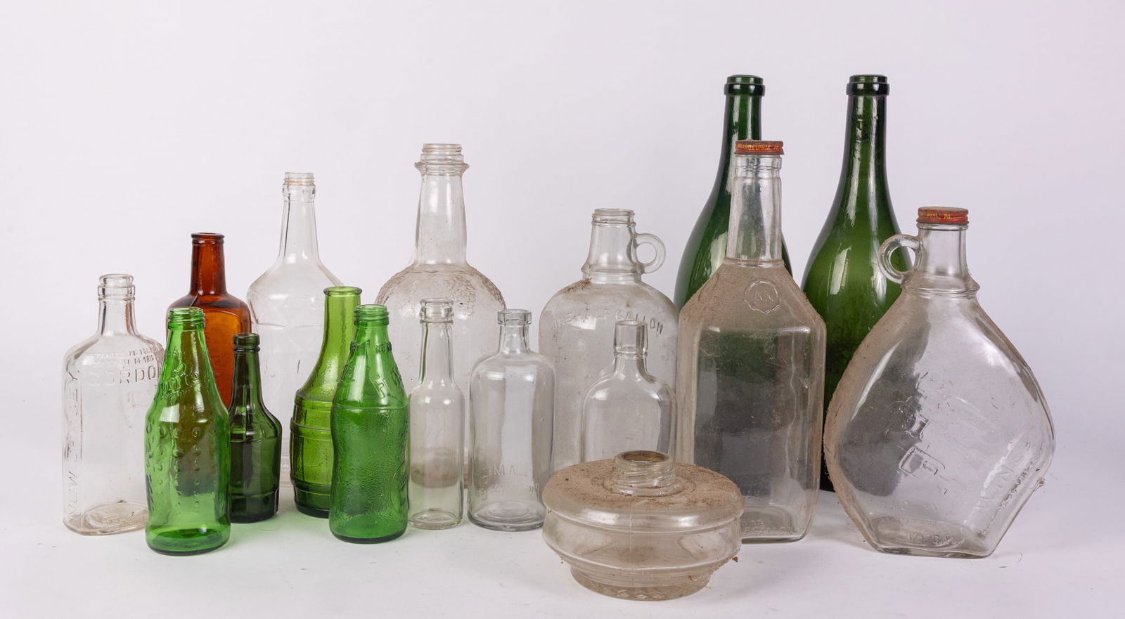 Lot of Vintage and Antique Glass Bottles (1 of 5)