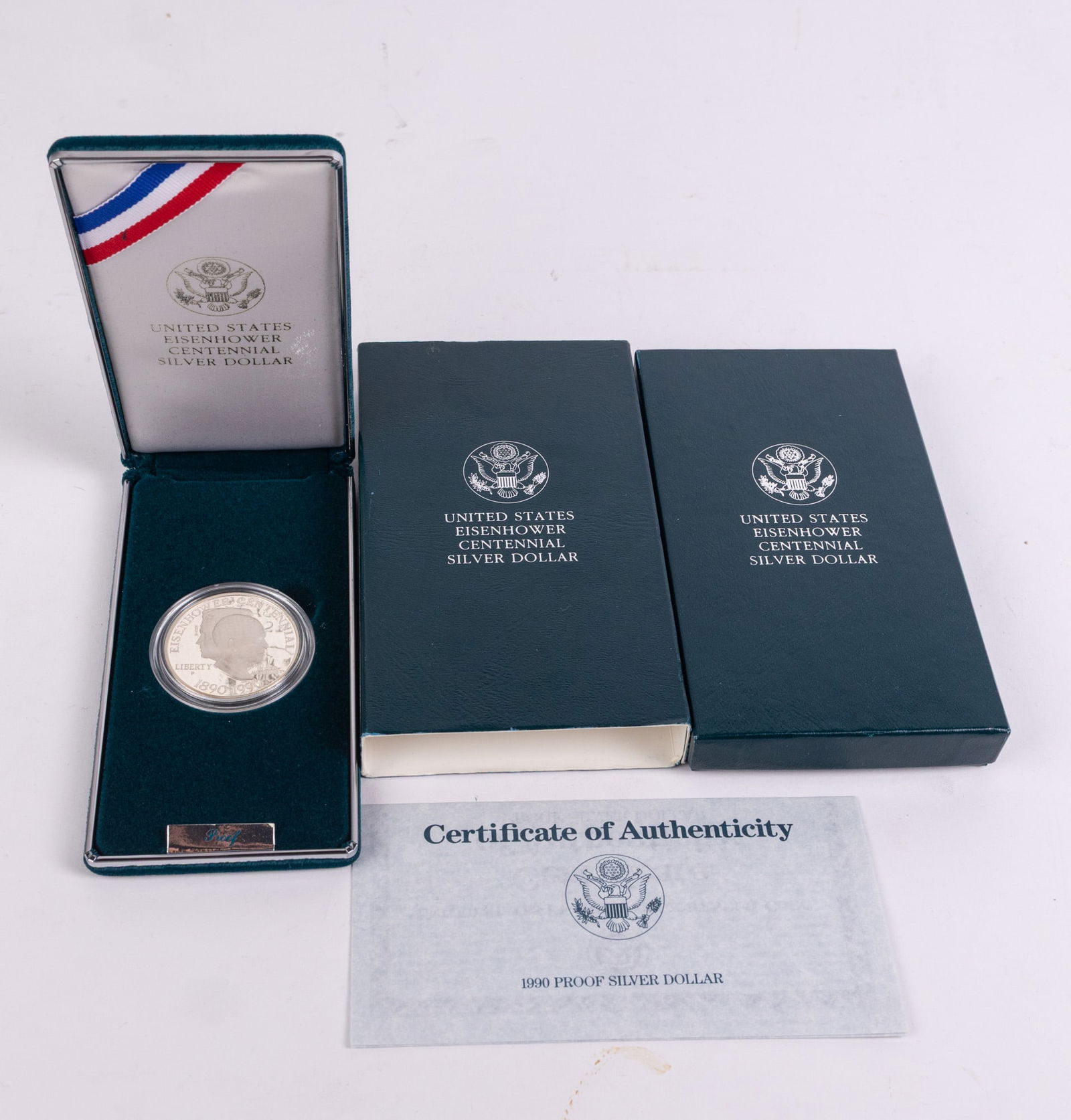 1990 U.S Eisenhower Silver dollar proof (1 of 4)