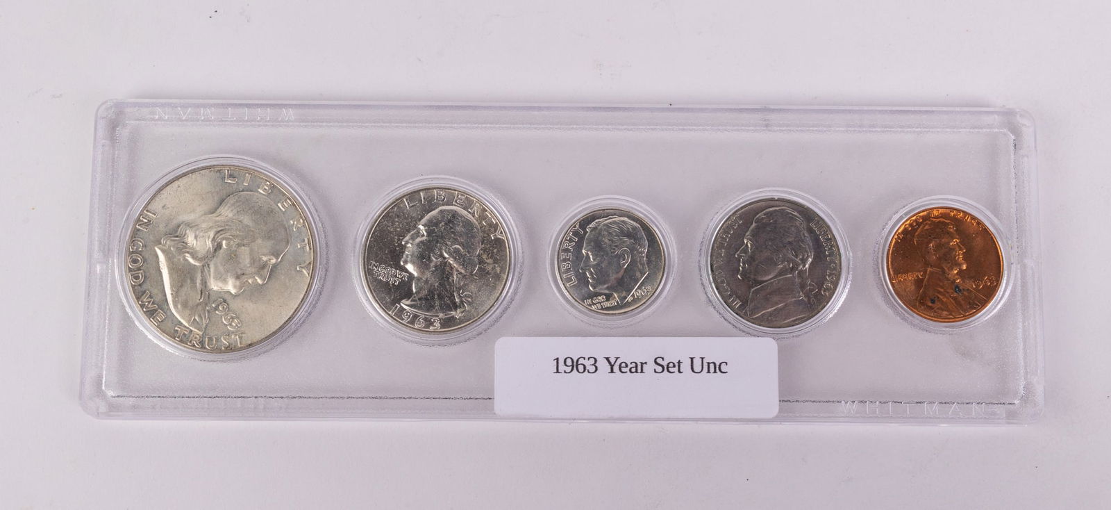 1963 UNC Set: 1963 UNC Set 5 CoinsLiteratureBrooks Auction – Online Auction Terms & Conditions Contact: (856) 694-2960 | info@brooks.auction READ BEFORE YOU BID: We want you to feel confident when bidding.