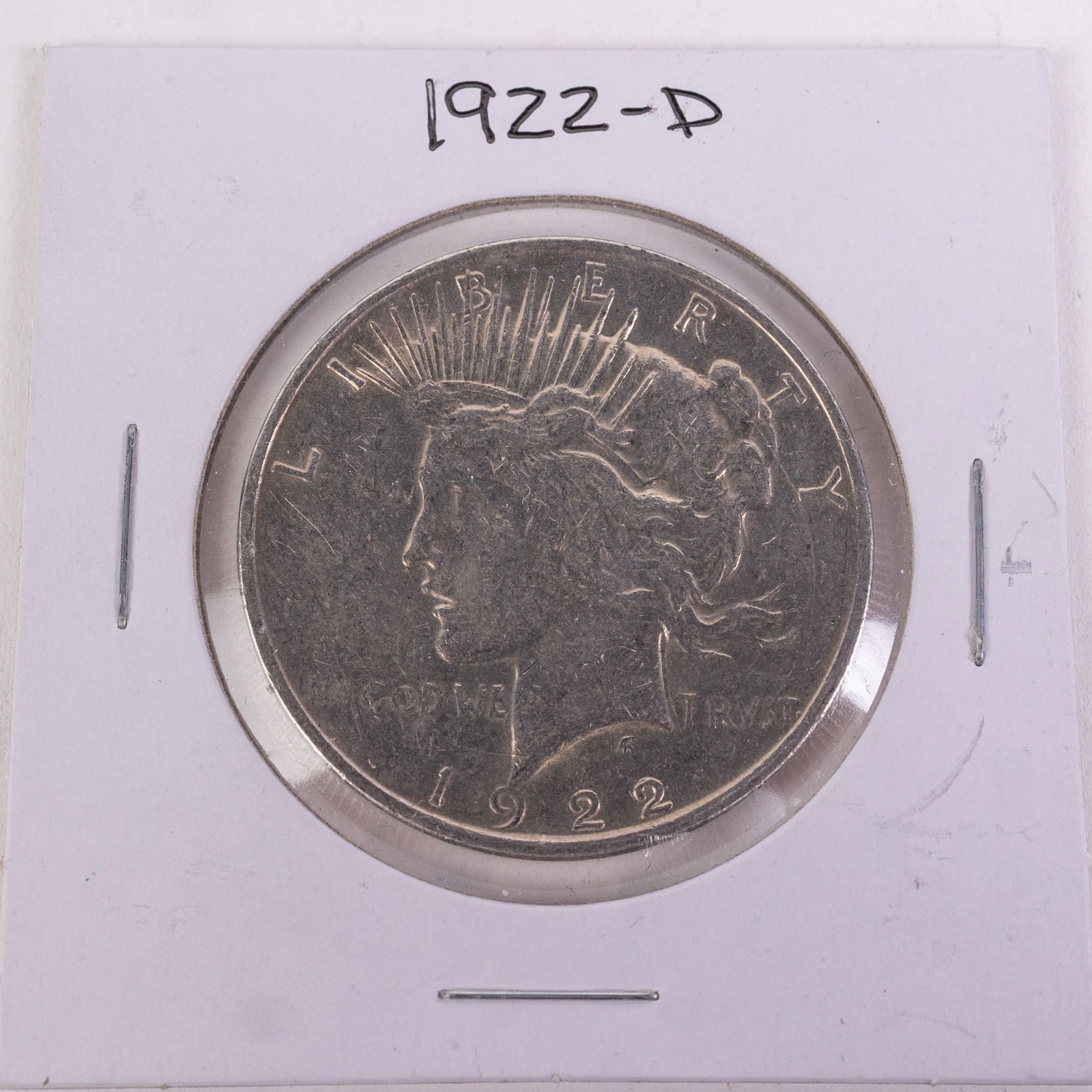 1922-D Silver Peace Dollar: 1922-D Silver Peace Dollar *D* 90% SilverLiteratureBrooks Auction – Online Auction Terms & Conditions Contact: (856) 694-2960 | info@brooks.auction READ BEFORE YOU BID: We want you to feel