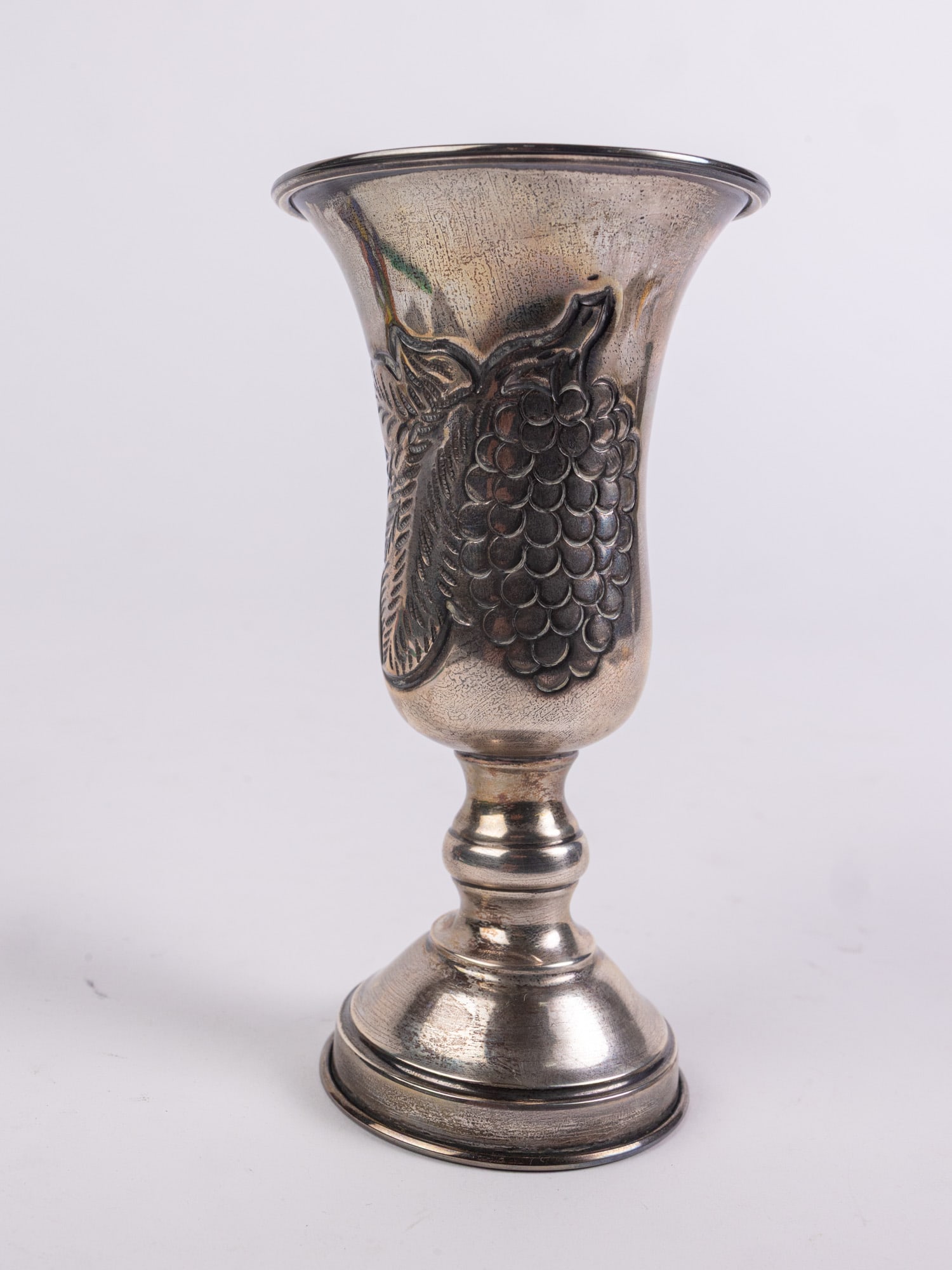 Silver Kiddush Cup Stamped Sterling - 3