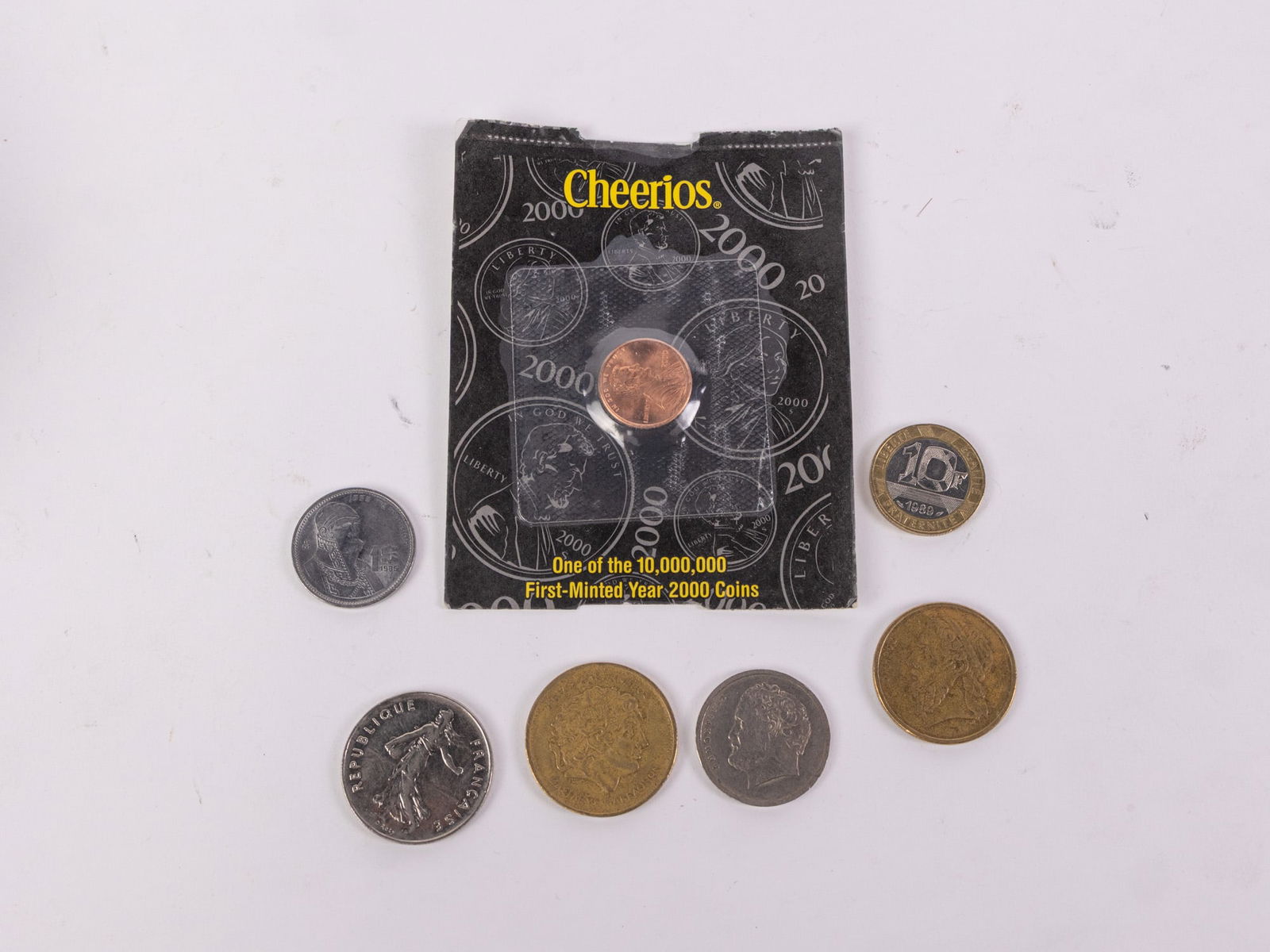 Cheerios y2k first mint penny And Old European Coins: Cheerios y2k first mint penny And Old European Coins Ft.Drachma and FrancsLiteratureBrooks Auction – Online Auction Terms & Conditions Contact: (856) 694-2960 | info@brooks.auction READ BEFORE