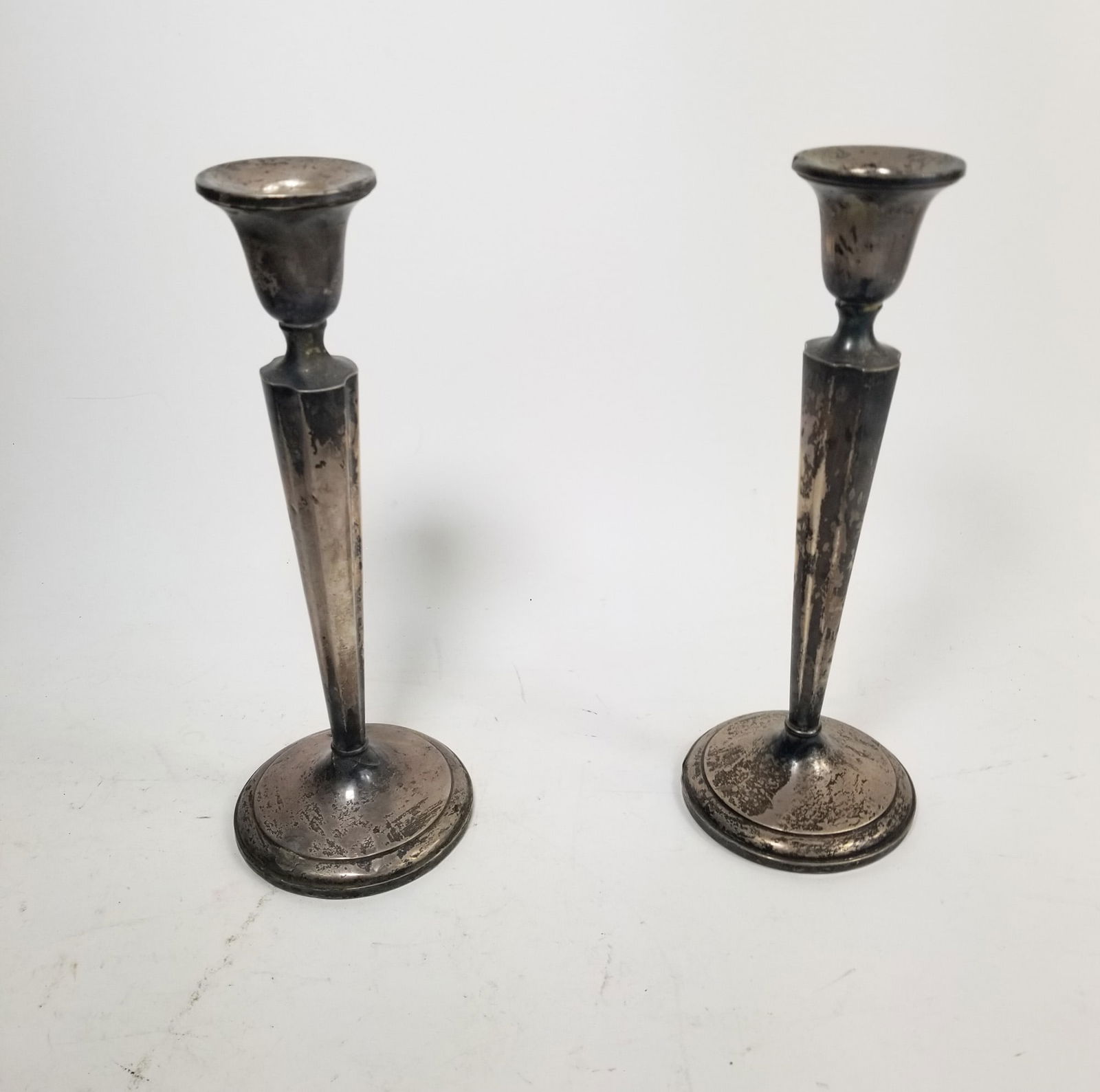 Sterling Reinforced Candlesticks (1 of 2)
