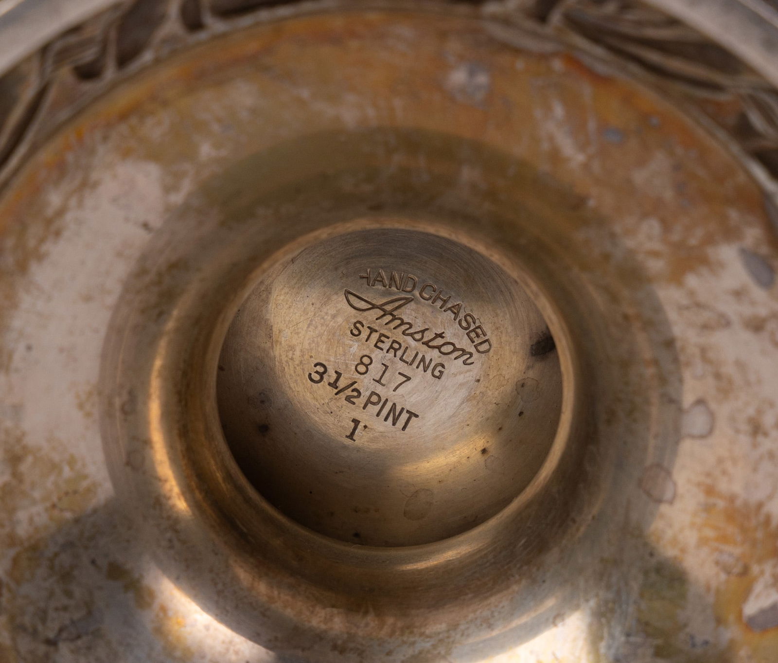 Amston | (5) Repoussé Sterling Holloware Tea & Coffee Service - 11