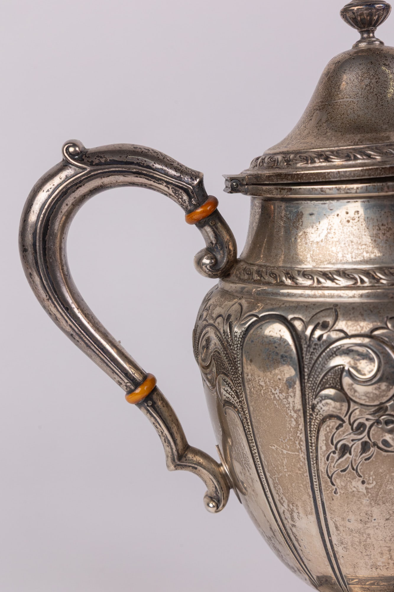 Amston | (5) Repoussé Sterling Holloware Tea & Coffee Service - 15