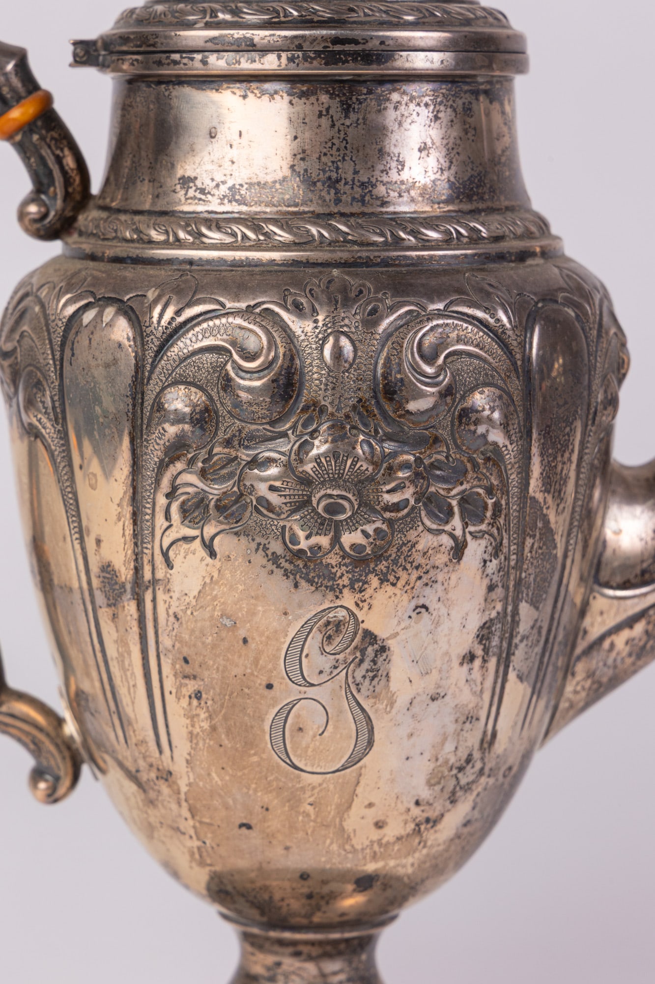 Amston | (5) Repoussé Sterling Holloware Tea & Coffee Service - 4