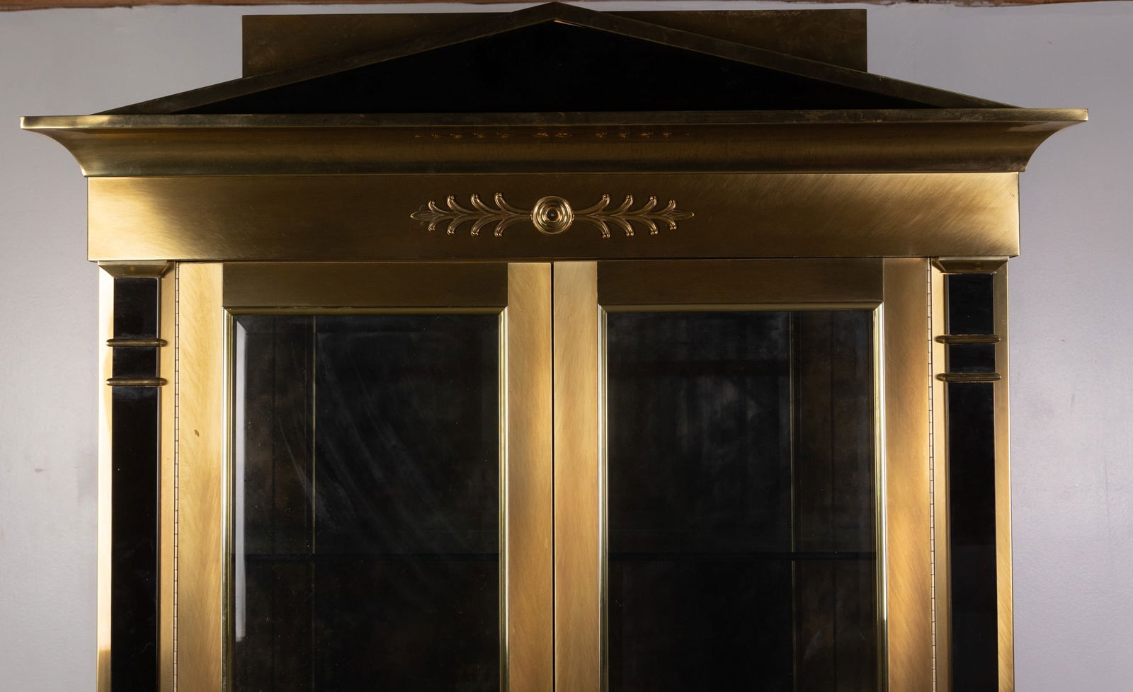 Mastercraft Neoclassical Brass Vitrine Cabinet - 2