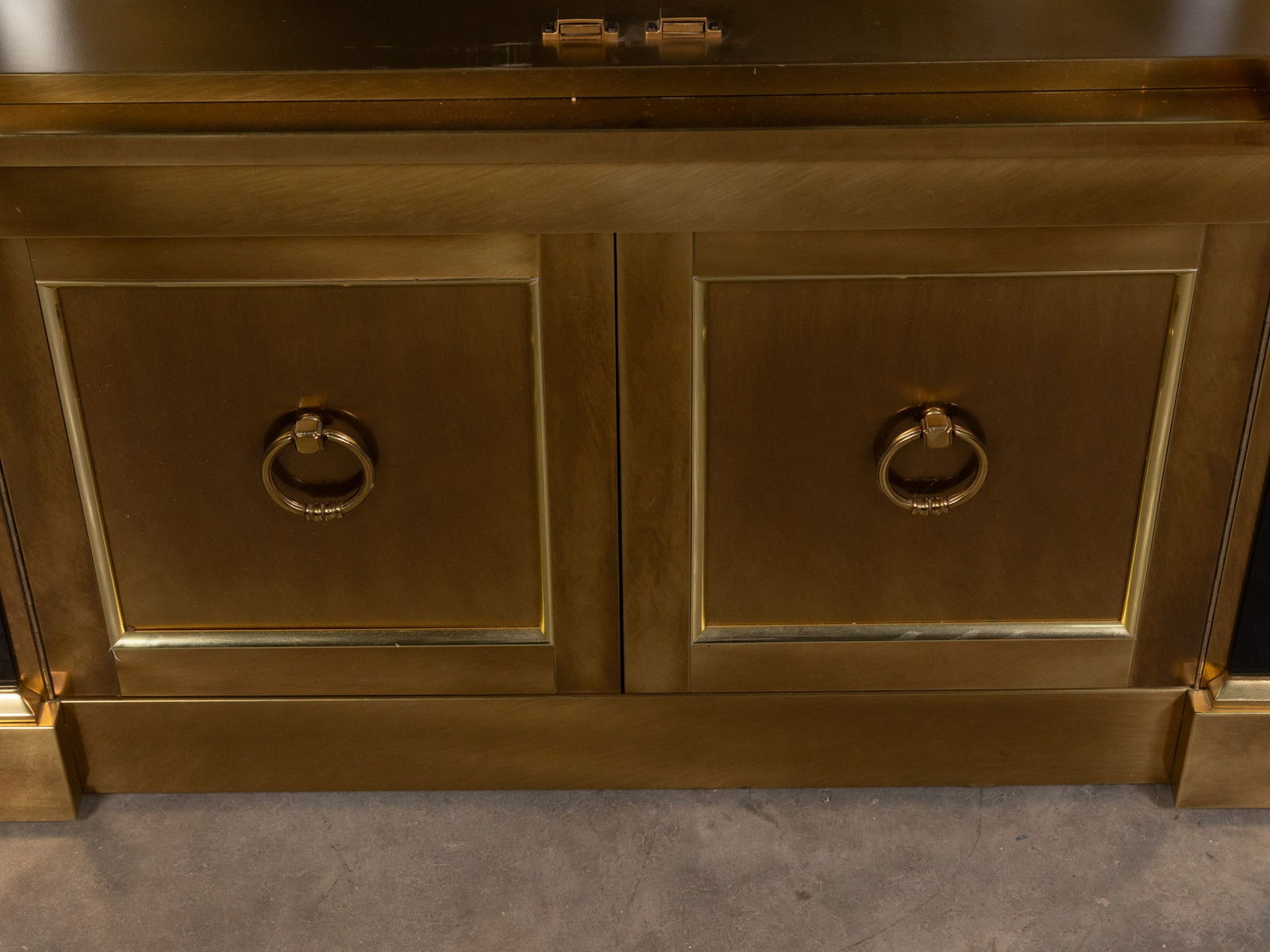 Mastercraft Neoclassical Brass Vitrine Cabinet - 6