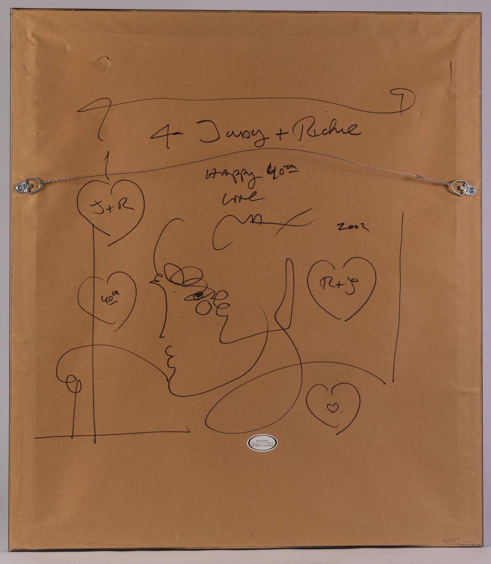 Peter Max | (b. 1937) "Angel with Heart" Original Work - 4