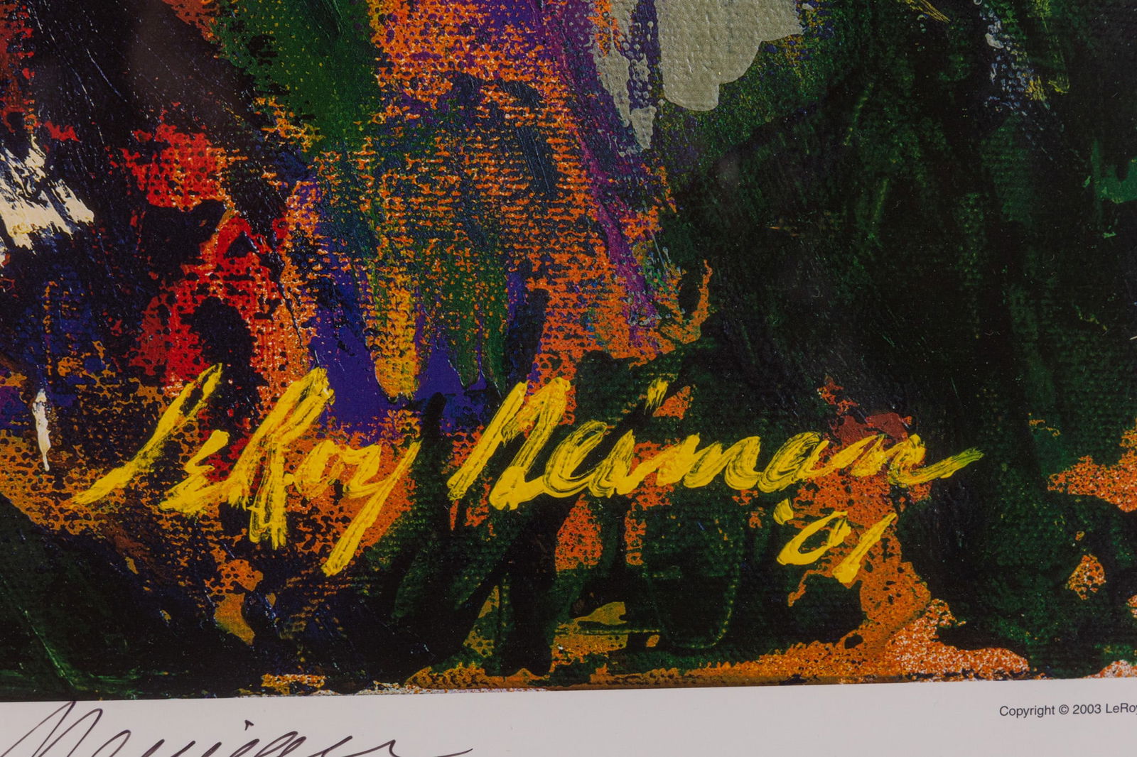 LeRoy Neiman | (1921-2012) "Portrait of a Lion", Signed by the Artist - 4