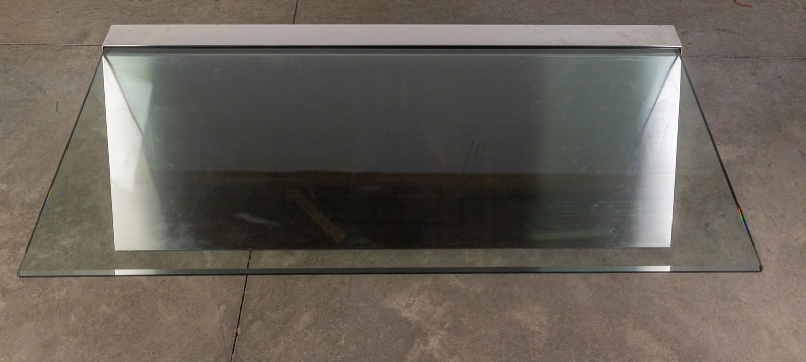 J. Wade Beam | Breuton Cantilever Glass Table - 3