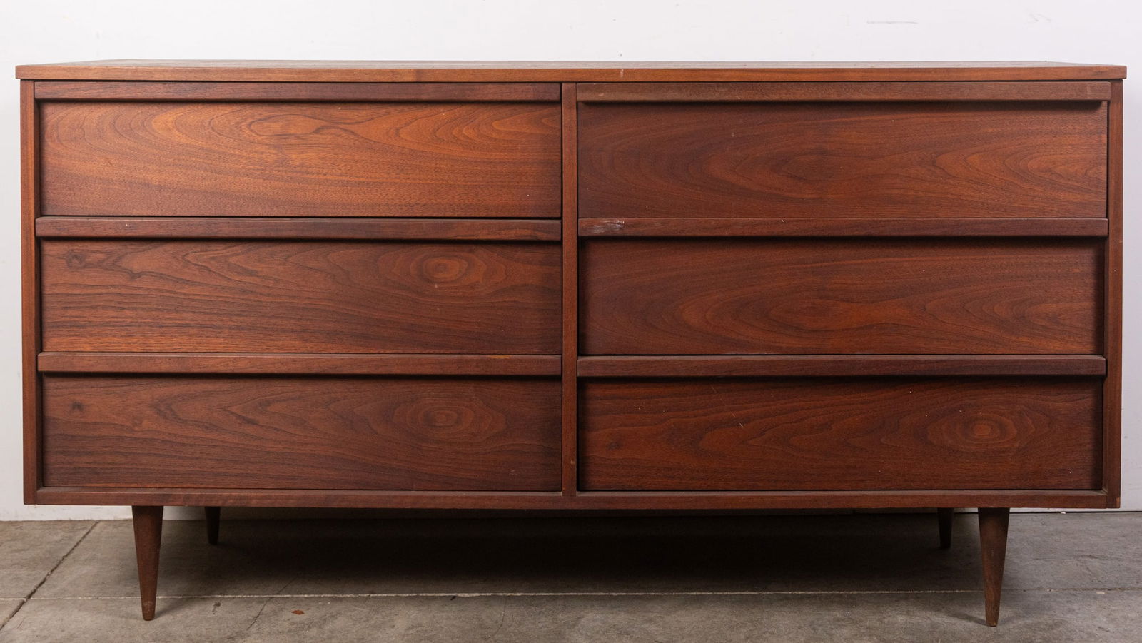 Modern Architectural Walnut Hutch - 2