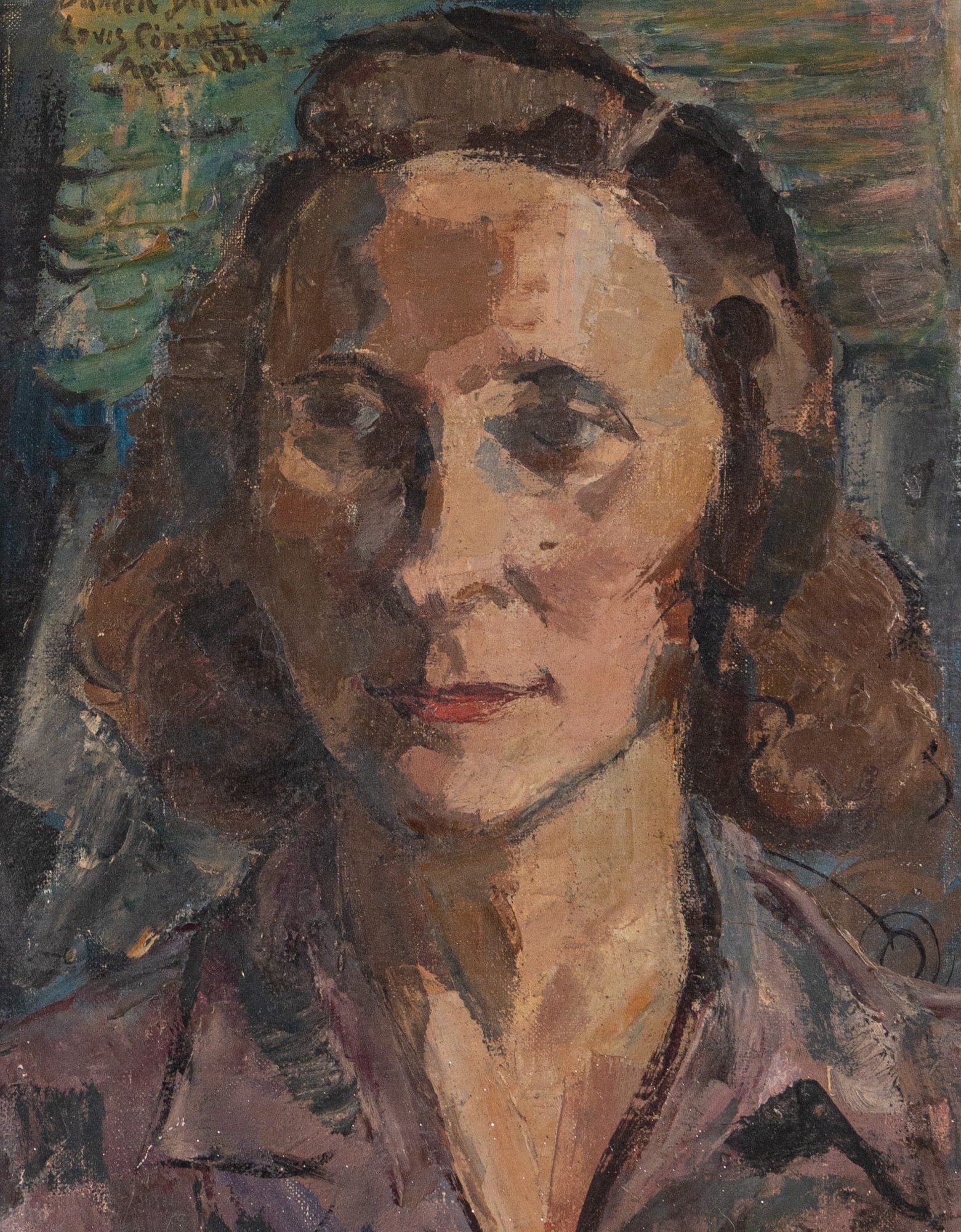 Lovis Corinth | (1858-1925) Attributed, "Damen Bildnis" (Portrait of a Woman) Original Oil on Canvas (1 of 4)