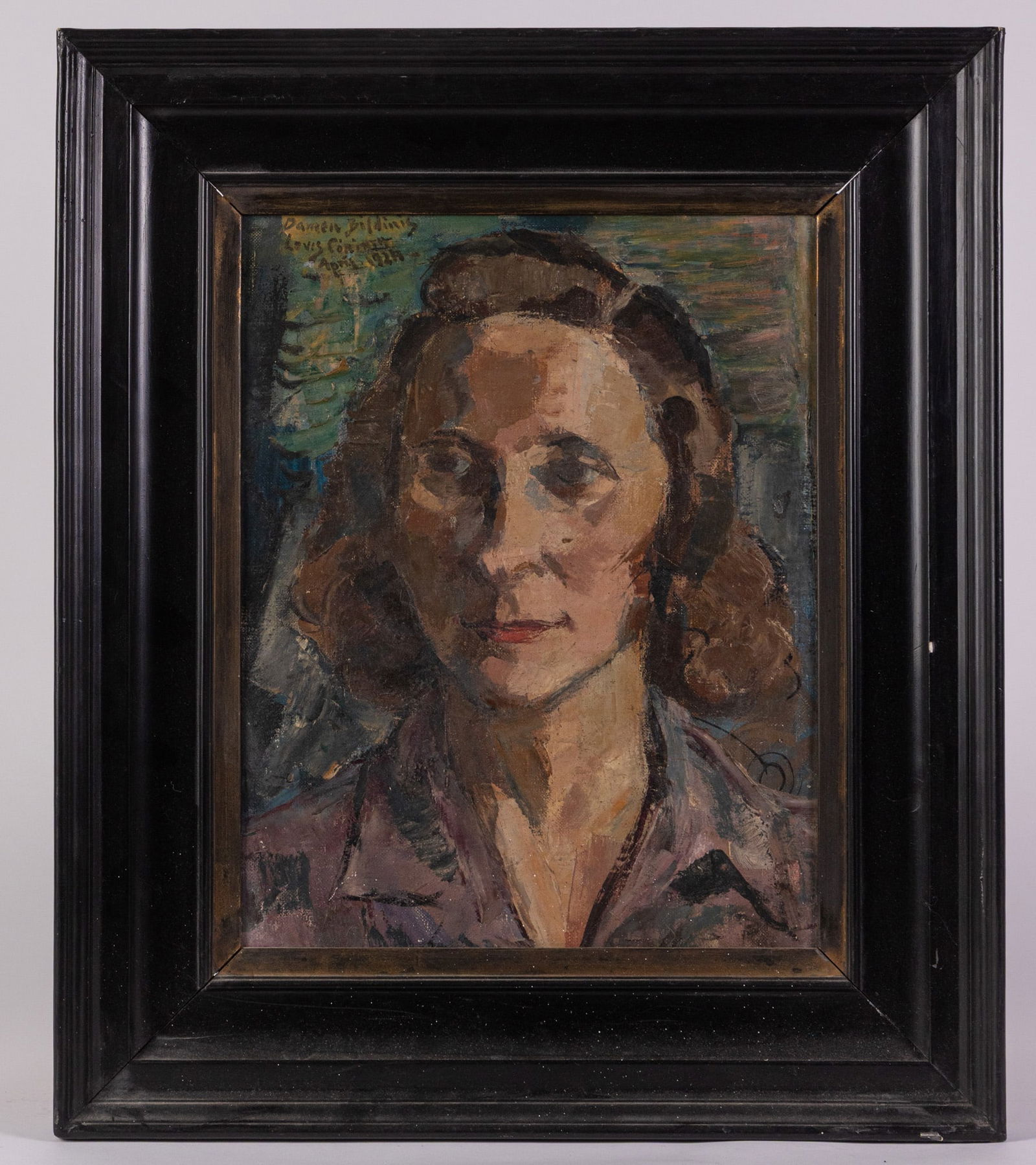 Lovis Corinth | (1858-1925) Attributed, "Damen Bildnis" (Portrait of a Woman) Original Oil on Canvas - 2