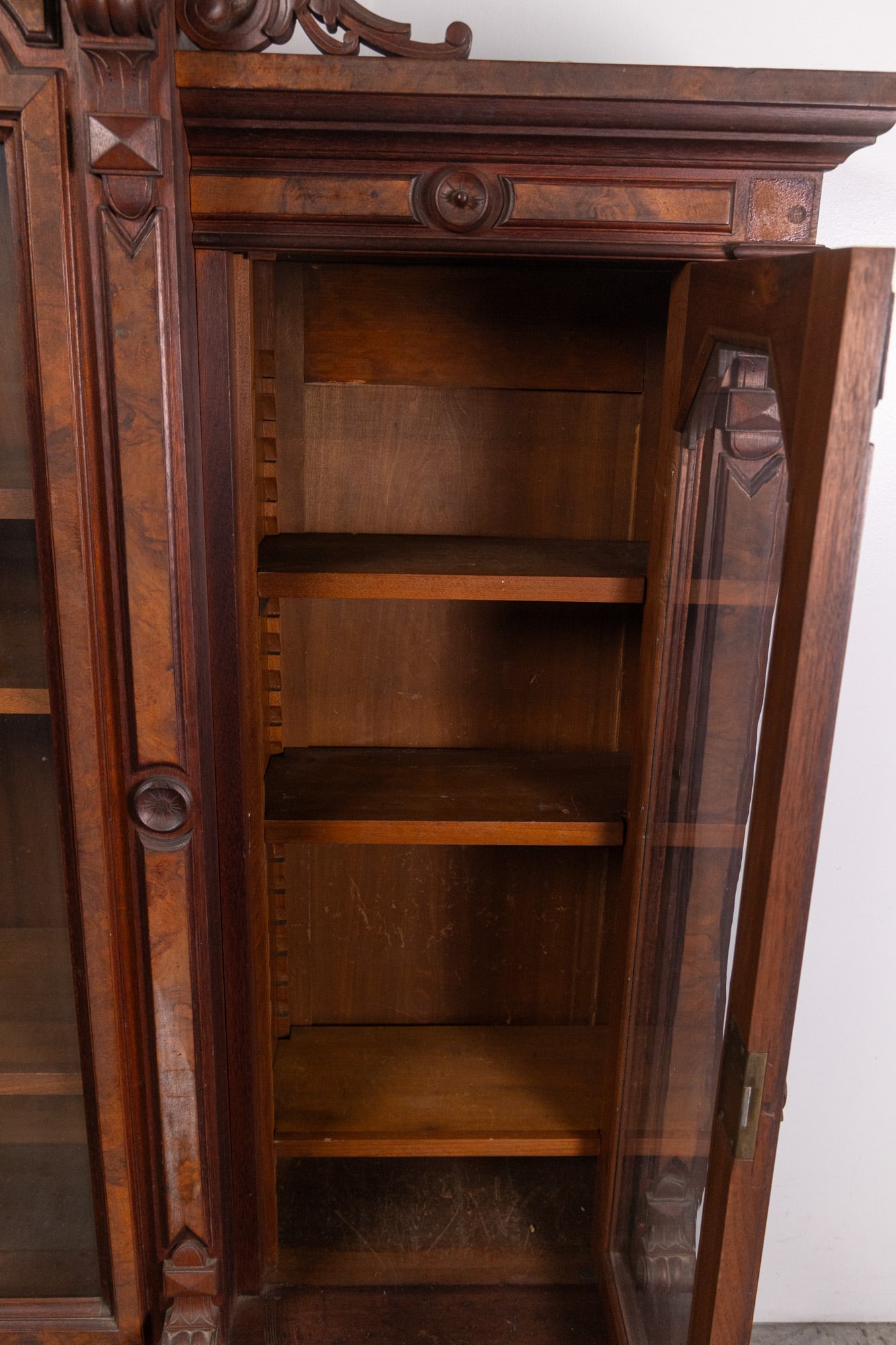 19th c. Renaissance Revival Bookcase - 9