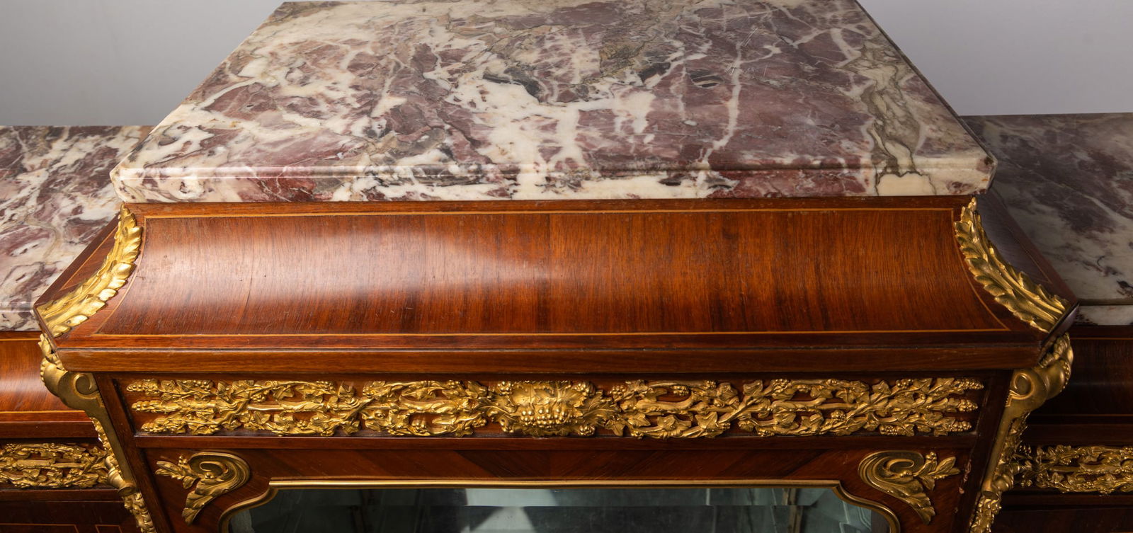 Antique Gilt French Vitrine - 13