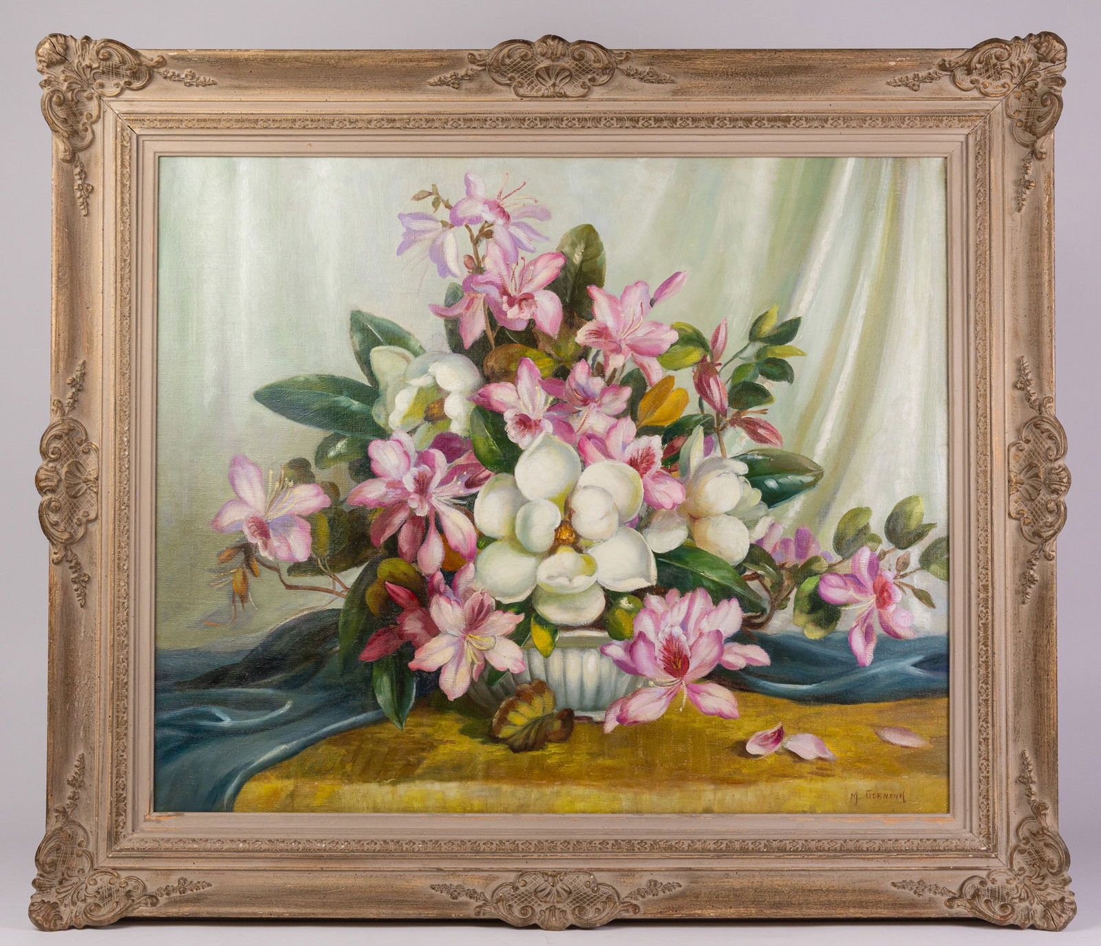 Floral Still Life, Oil on Canvas - 2