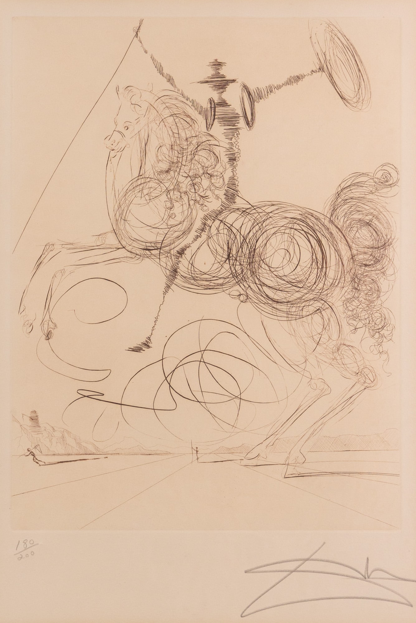 Salvador Dali | "Don Quixote" Etching, Signed by the Artist - 2