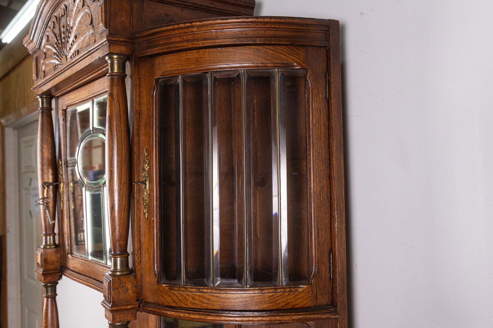 Victorian Two-Tiered Oak Sideboard - 7
