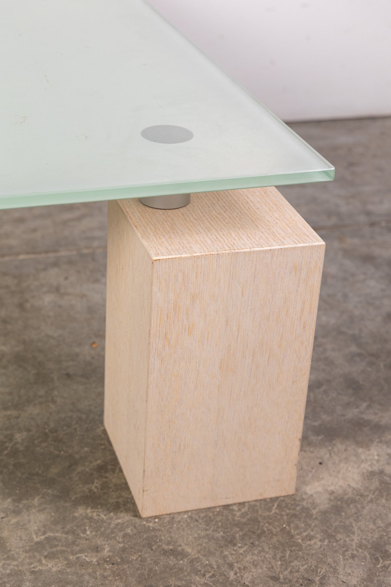 Ligne Roset | Modern "Squadra" Glass Top Coffee Table - 3