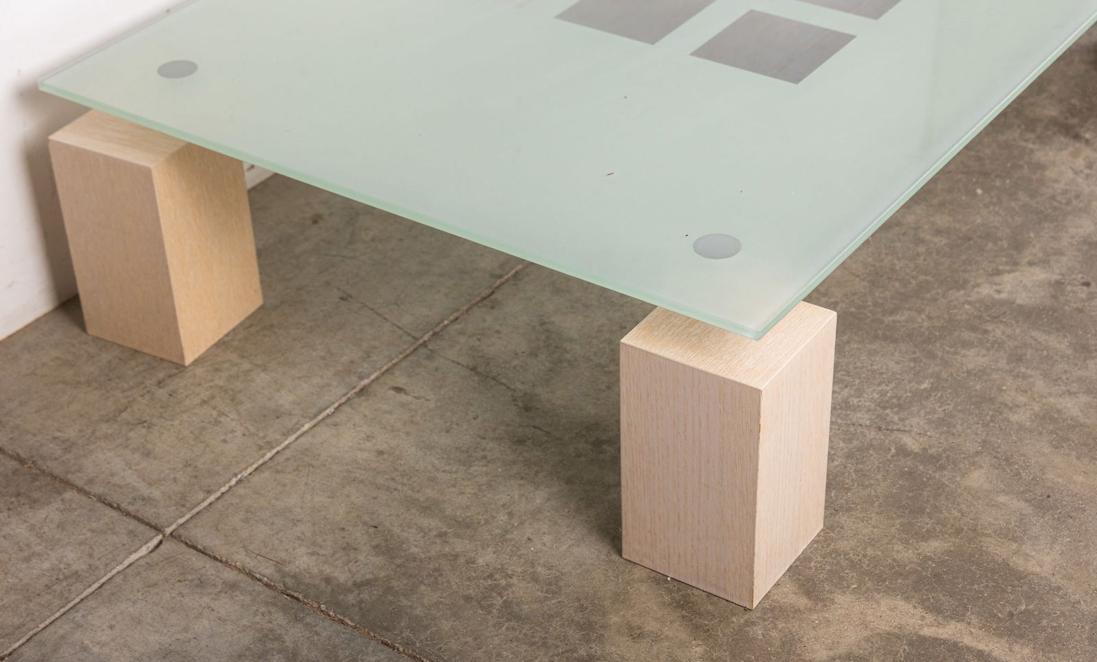 Ligne Roset | Modern "Squadra" Glass Top Coffee Table - 6