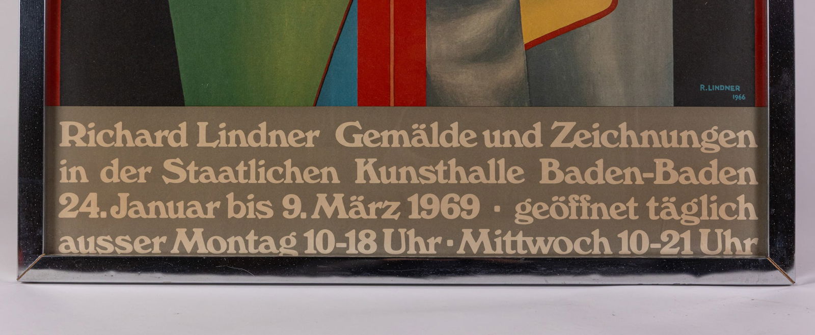 Richard Lindner (1901-1978) | Exhibition Poster for "Staatlichen Kunsthalle Baden-Baden" - 2