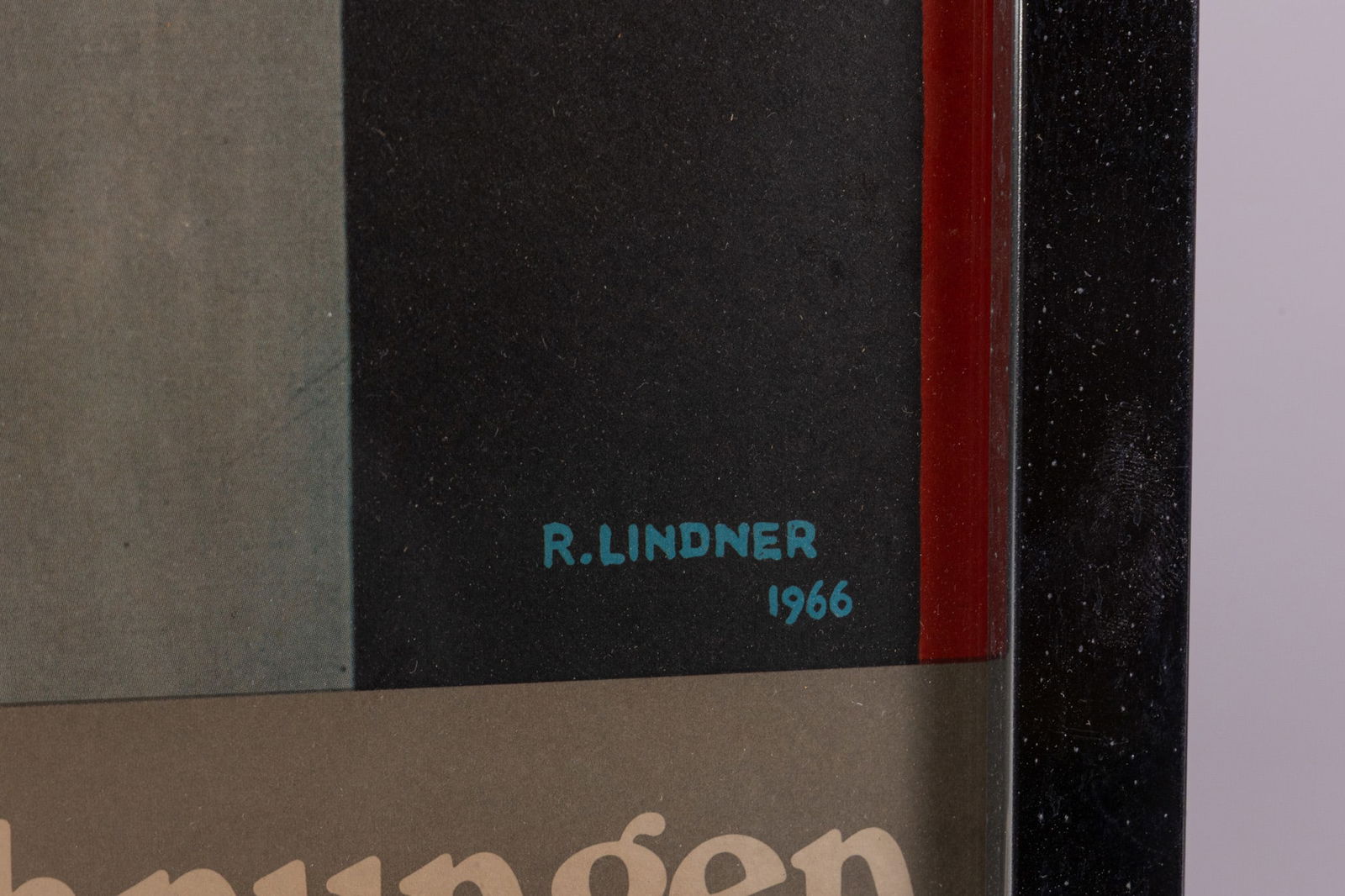 Richard Lindner (1901-1978) | Exhibition Poster for "Staatlichen Kunsthalle Baden-Baden" - 3