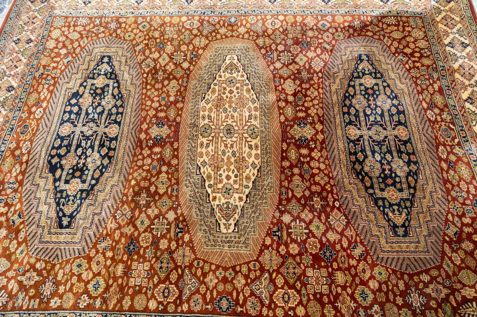 Hand Knotted Bokhara Oriental Area Rug - 5