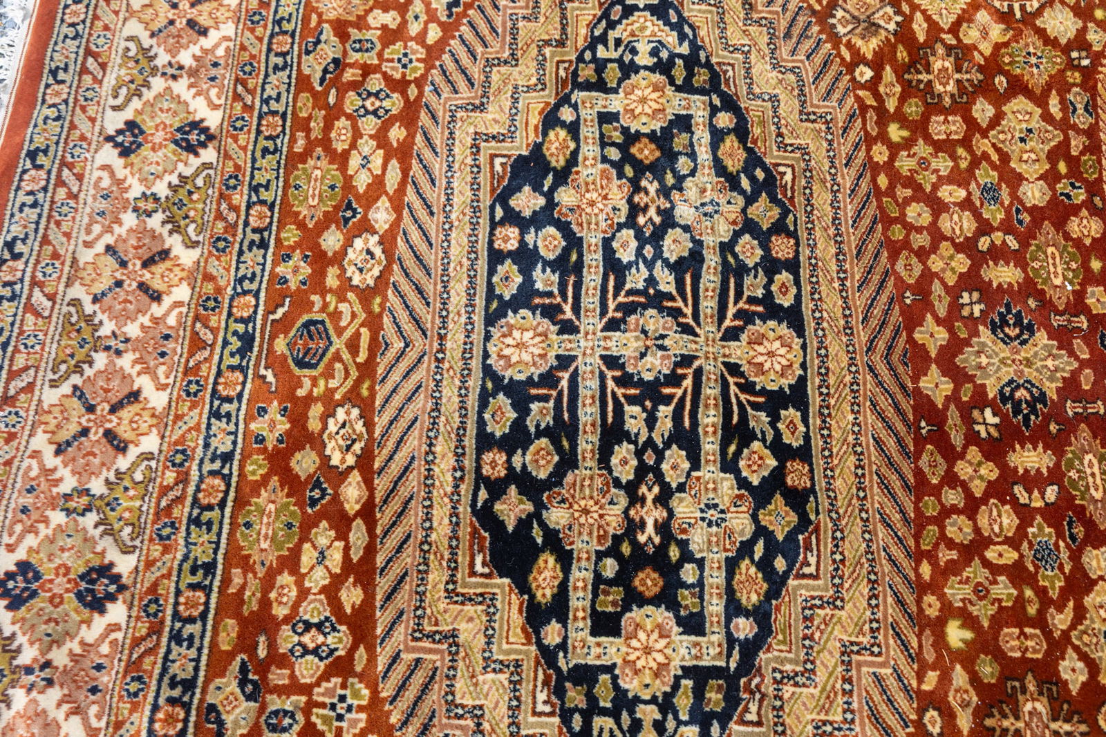 Hand Knotted Bokhara Oriental Area Rug - 7