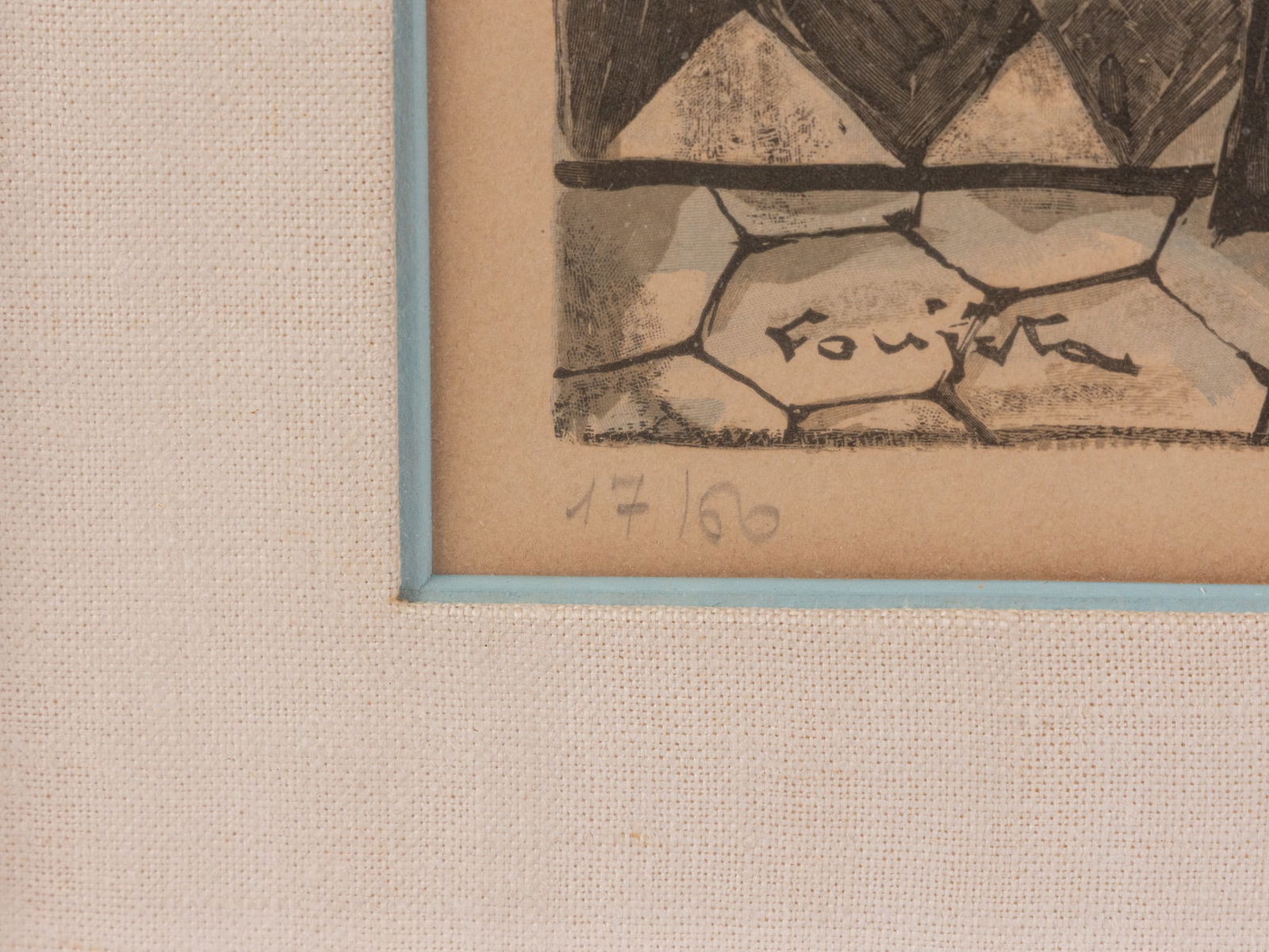 Tsuguharu Foujita (1886-1968) | "Poissonnerie" Wood Cut Print - 4